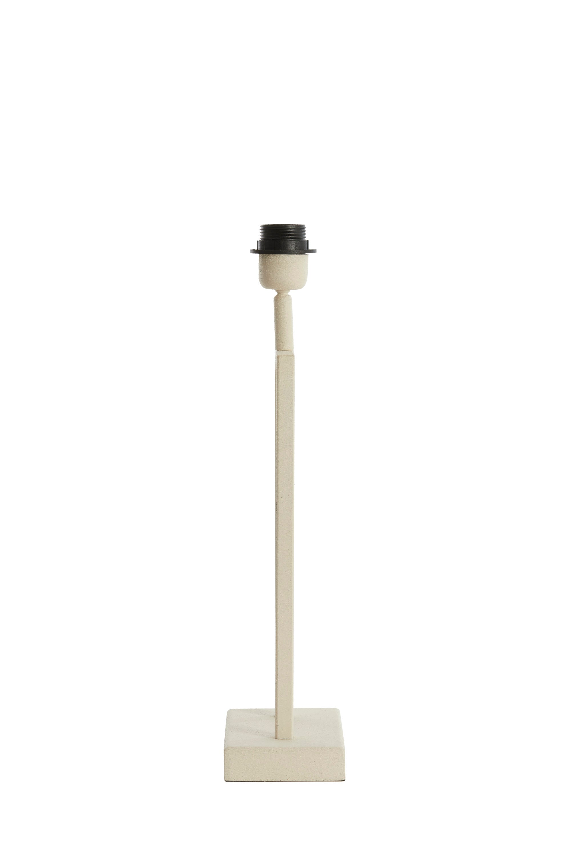 Shiva Cream Metal Table Lamp Base 41cm