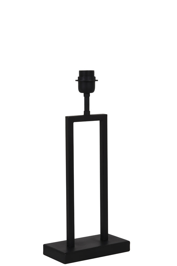 Shiva Matt Black Metal Table Lamp Base 41cm