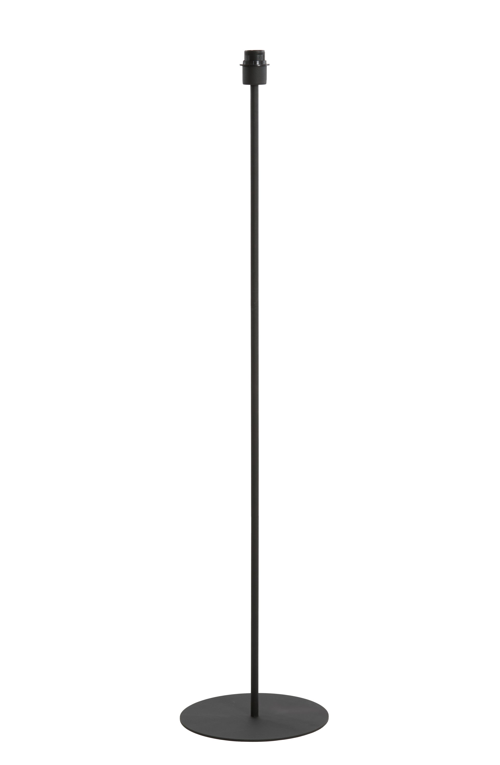 Renato Matt Black Metal Floor Lamp Base