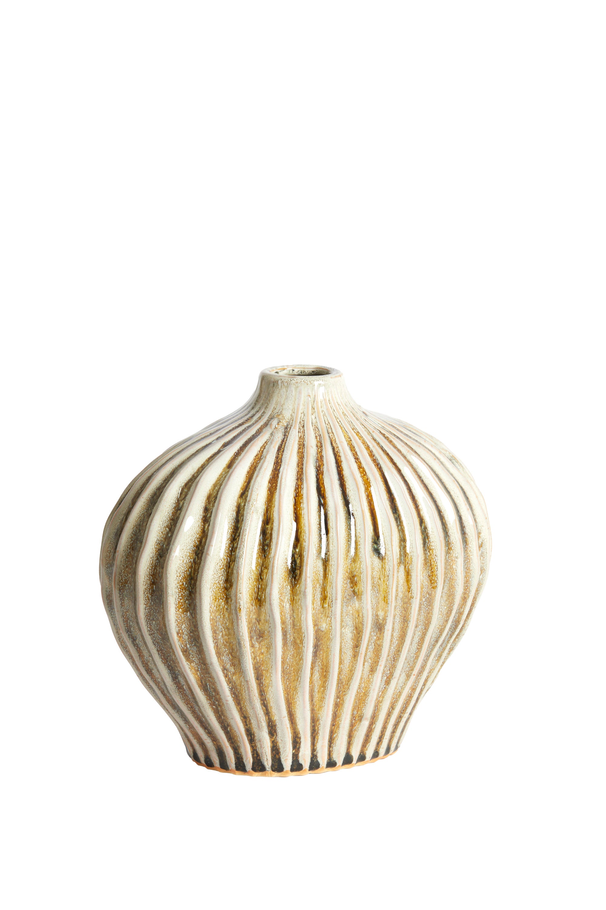 Lorito Olive Green Ceramic Vase 25cm