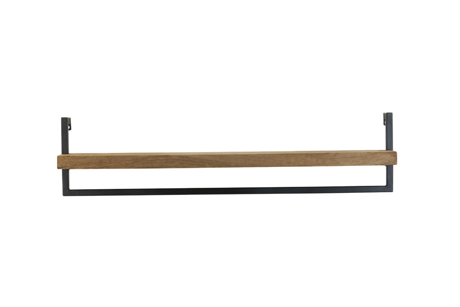 Maddison Dark Brown Wood Wall Shelf 100cm