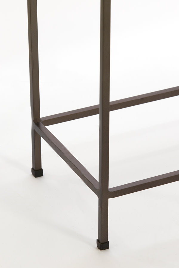 Morena Set of 2 Brown Marble Console Tables
