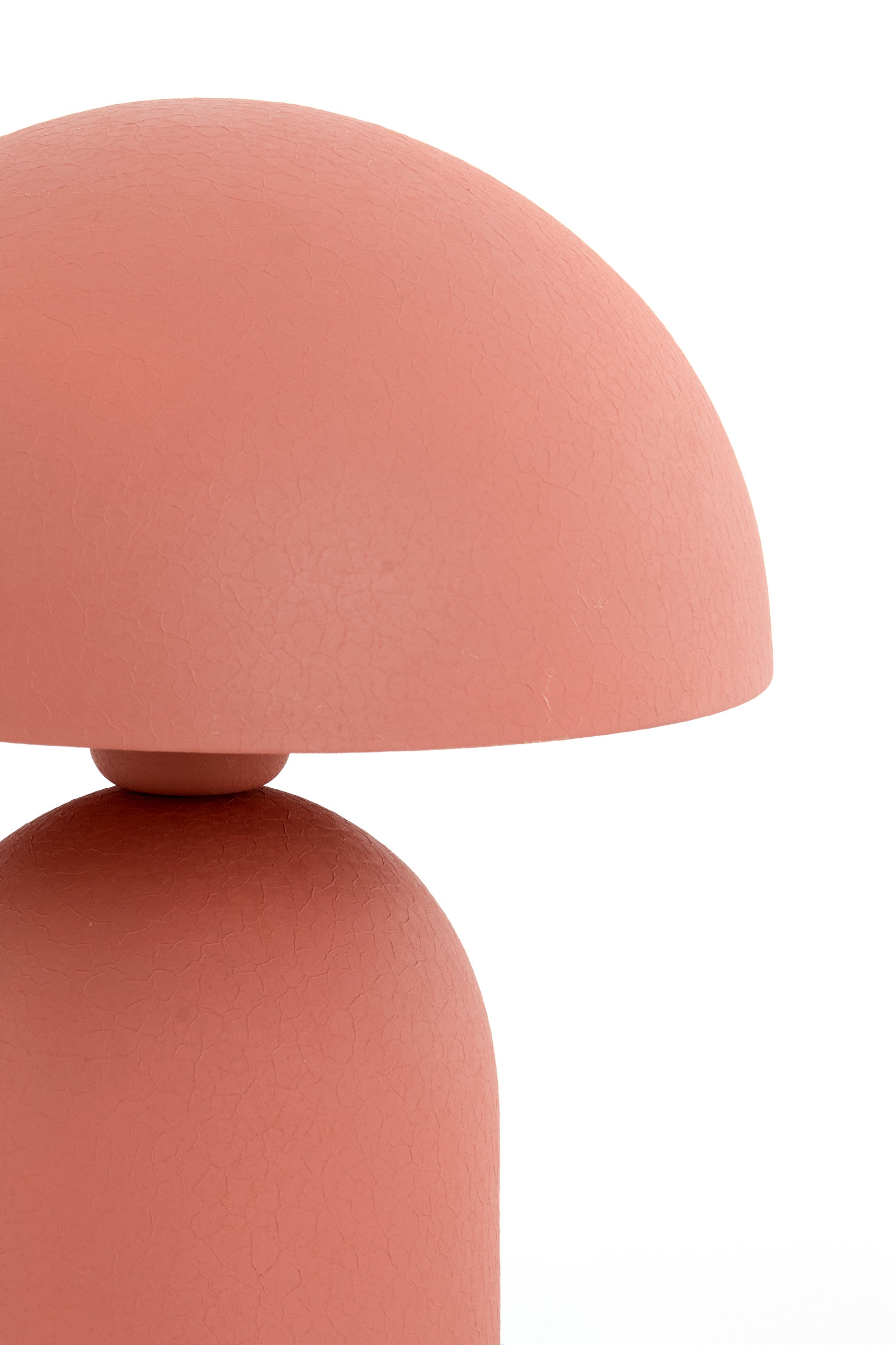 Tolima Matt Coral/Pink Metal Table Lamp 35cm