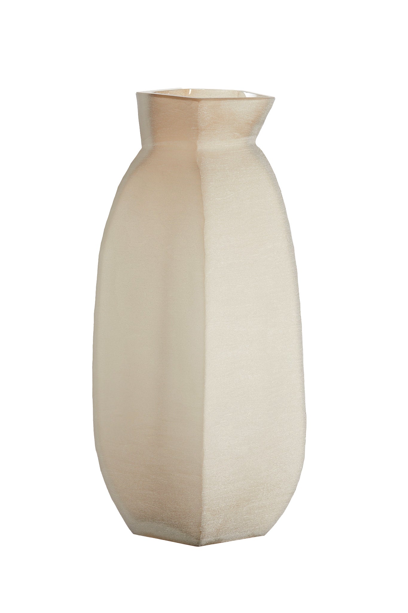 Veliko Light Brown Glass Vase 50.5cm