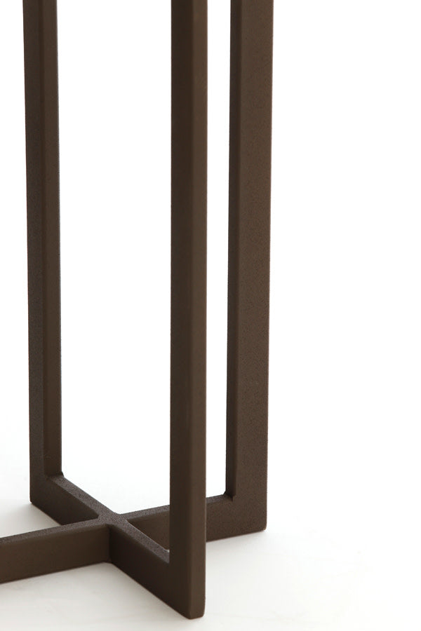 Mace Brown Metal Table Lamp Base