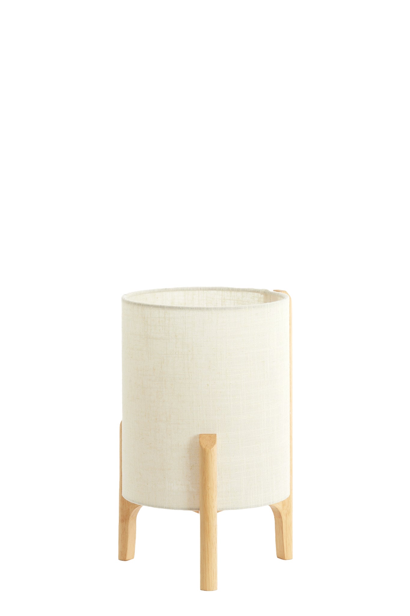 Litto Natural & White Linen Table Lamp 33cm