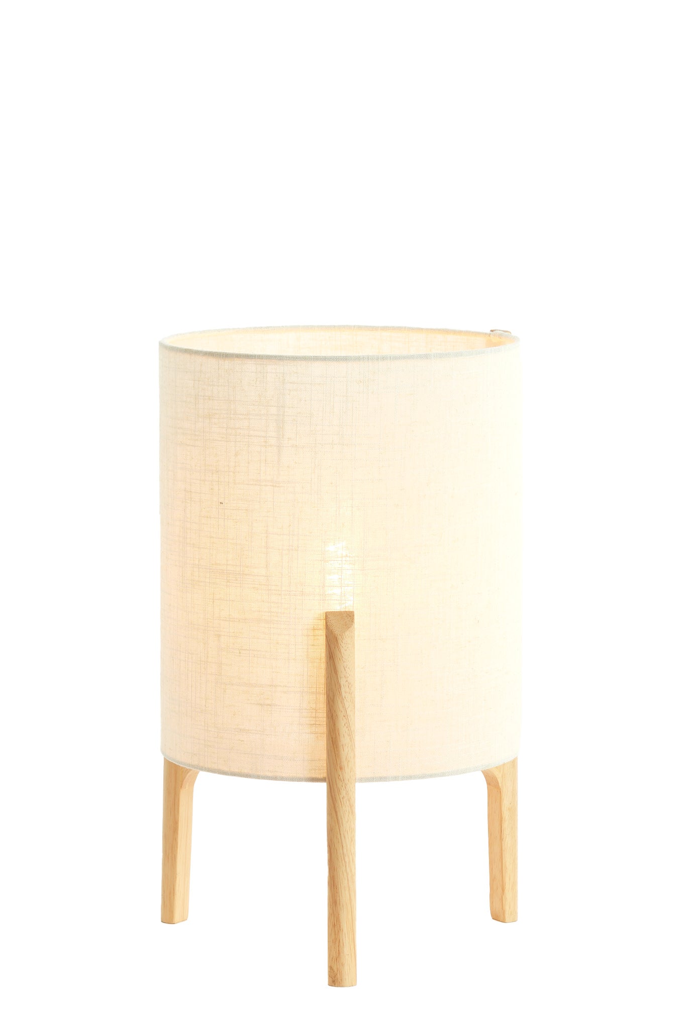Litto Natural & White Linen Table Lamp 44cm