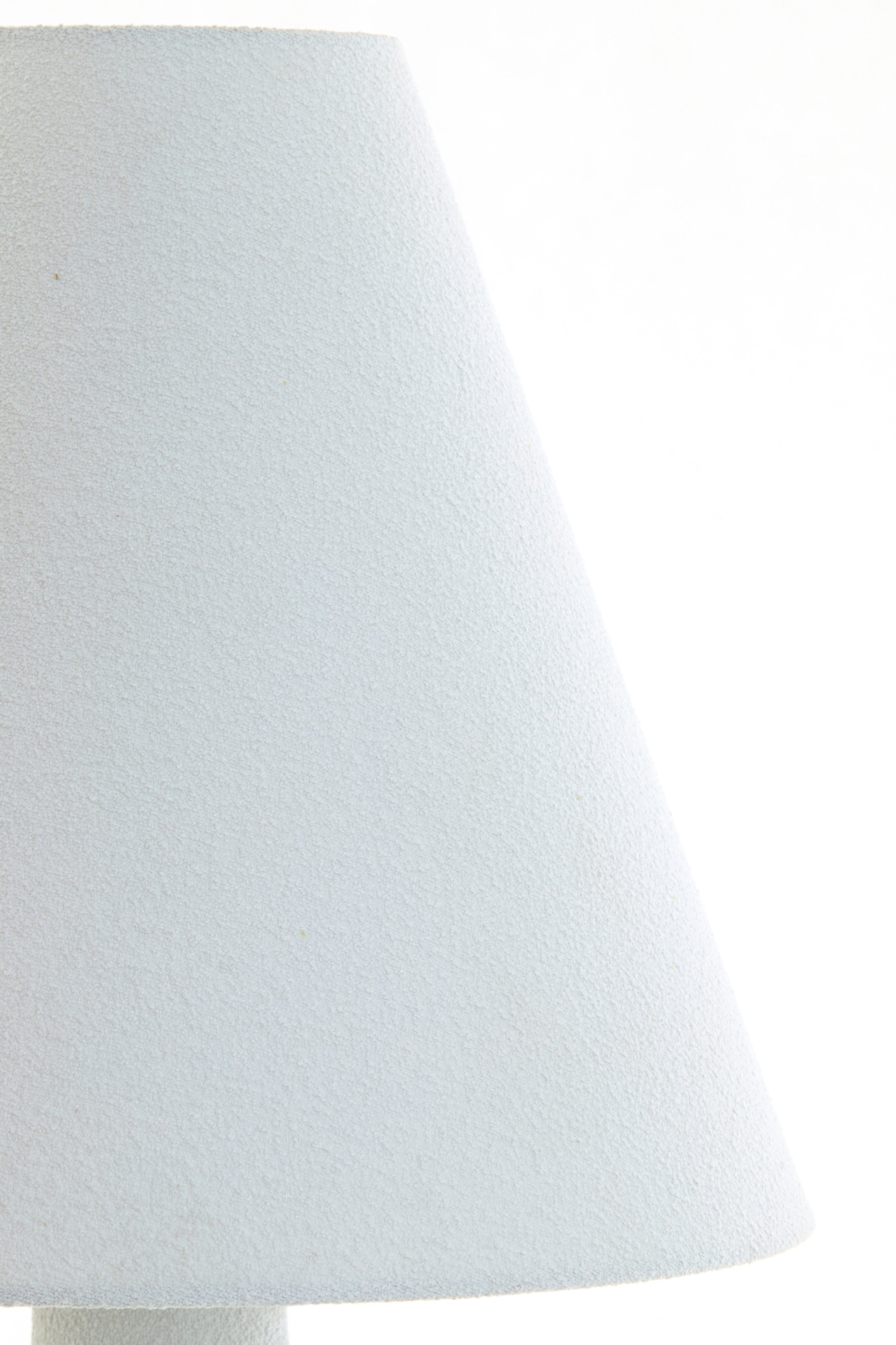 Devia Cream Bouclé Floor Lamp