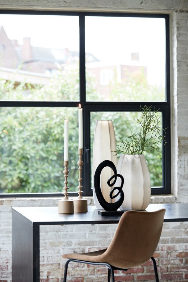 Bradley Light Brown Glass Vase 60cm