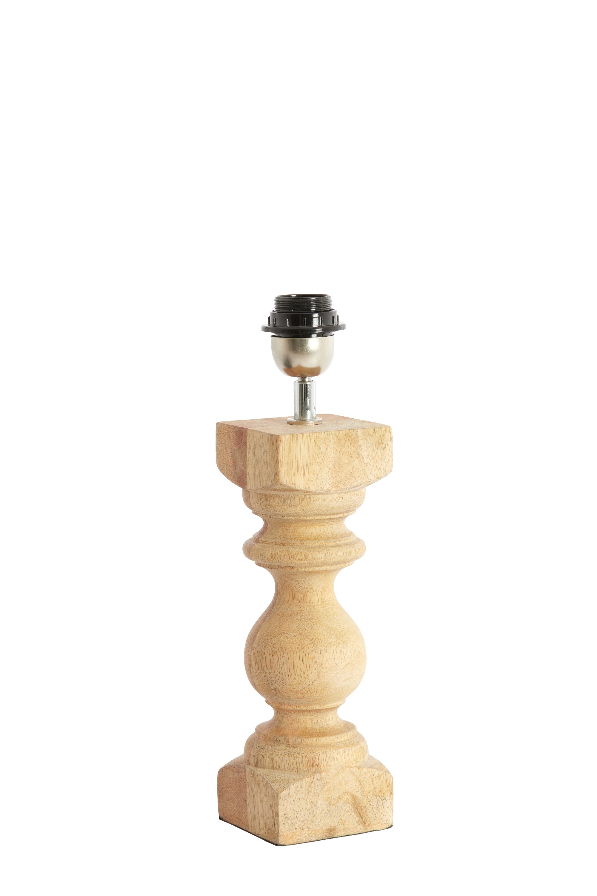 Cumani Natural Wood Table Lamp Base 36cm