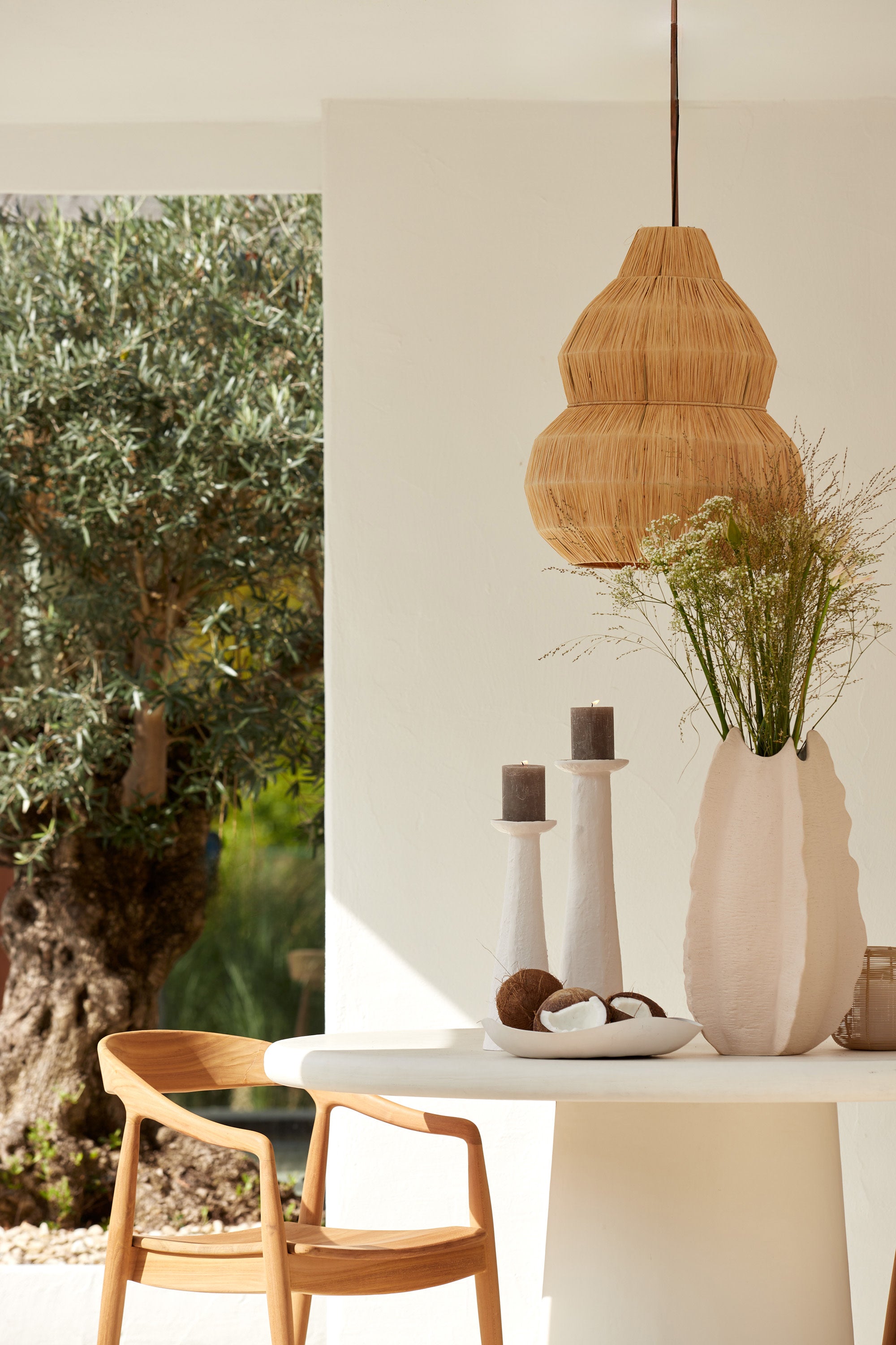 Palos Natural Wood Dining Chair