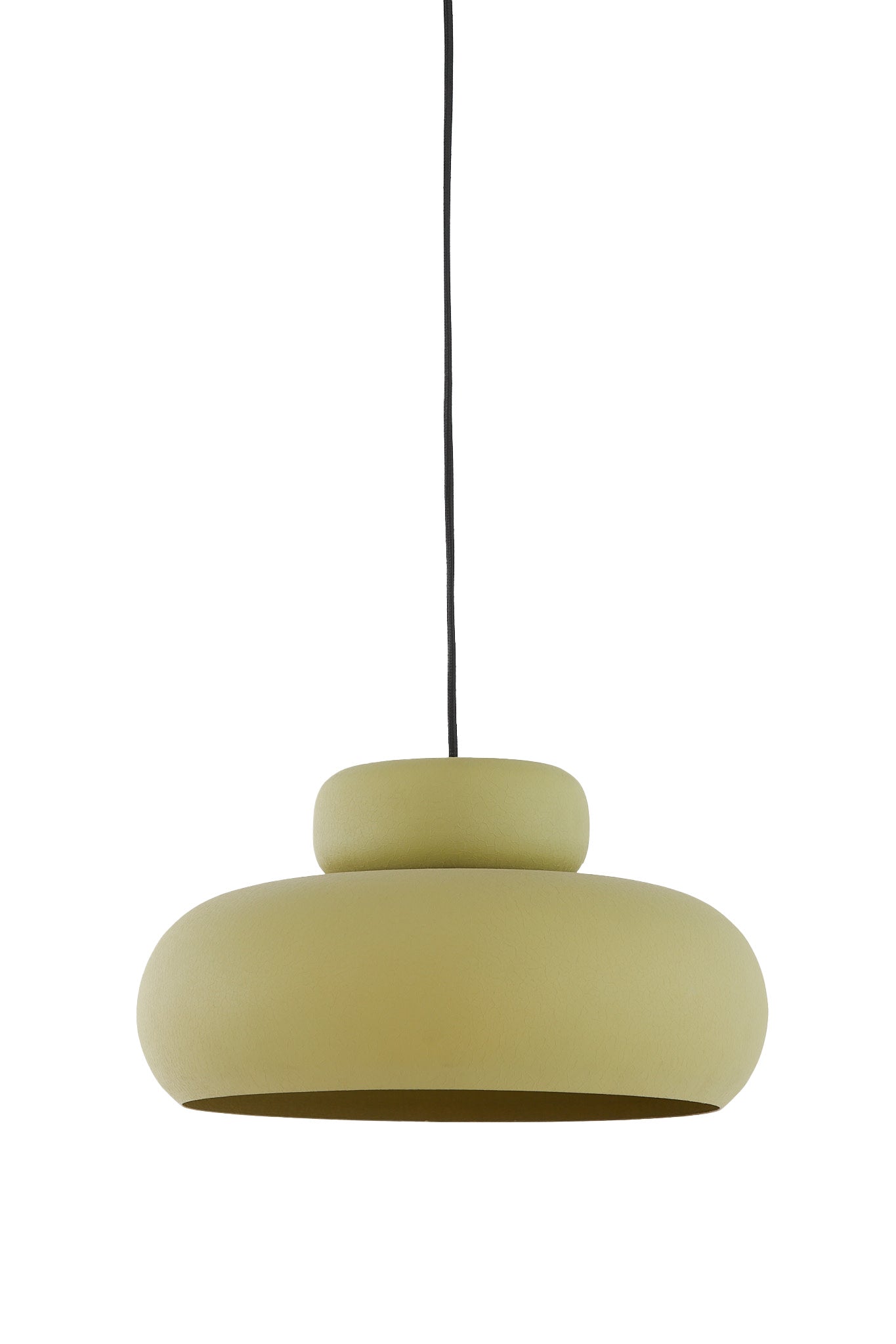 Neiva Matt Olive Green Metal Pendant Light 39cm