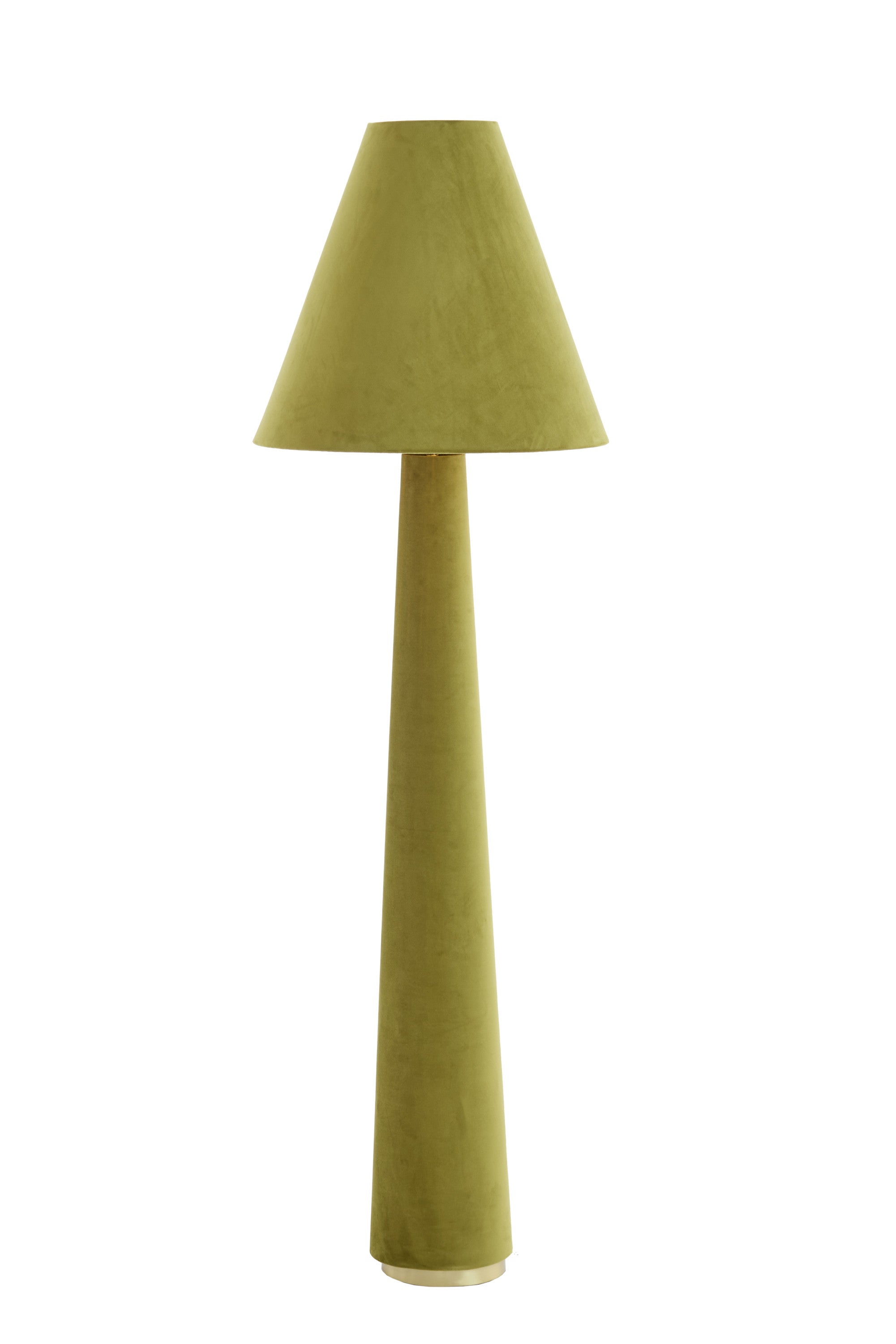 Devia Green Velvet Floor Lamp