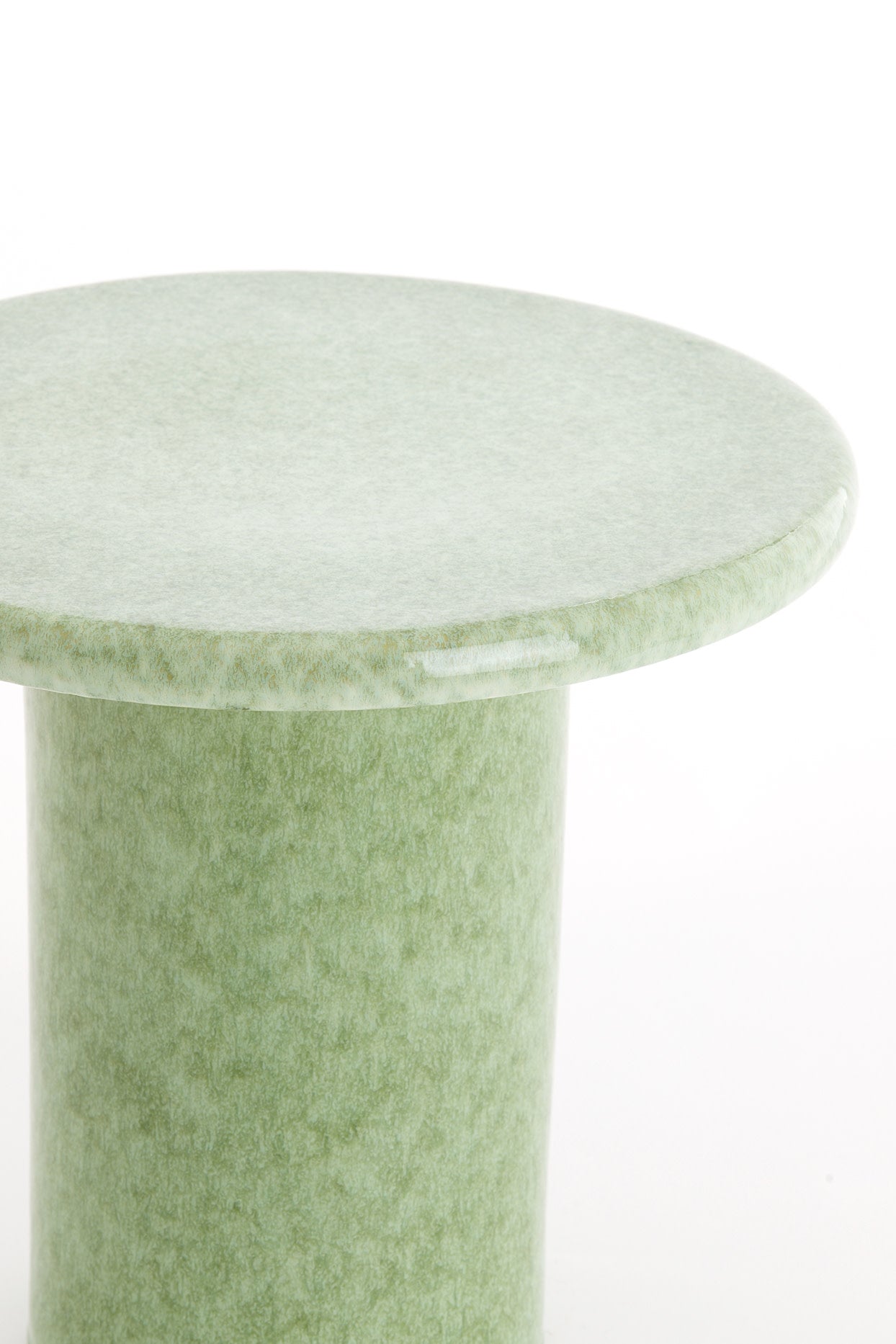 Tudo Mint Green Ceramic Round Side Table 45.5cm