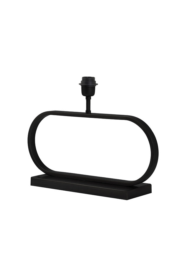 Jamiro Matt Black Metal Large Table Lamp Base 29cm
