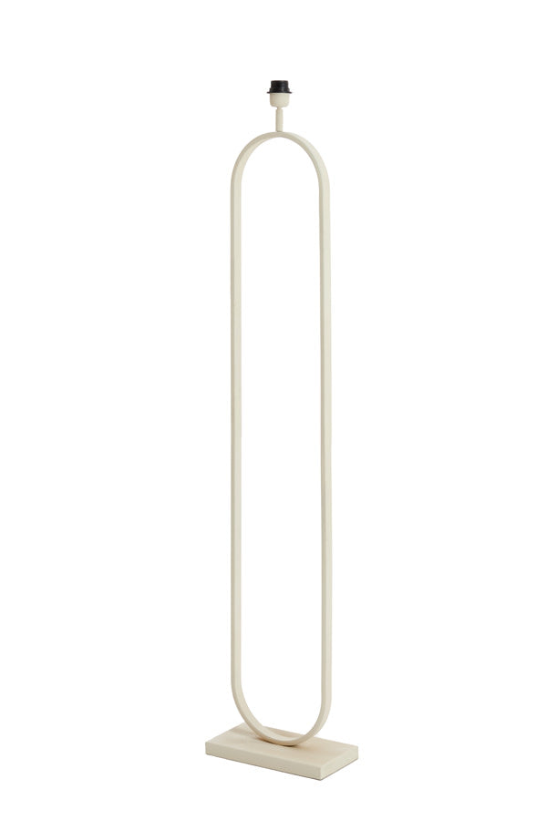 Jamiri Cream Metal Floor Lamp Base