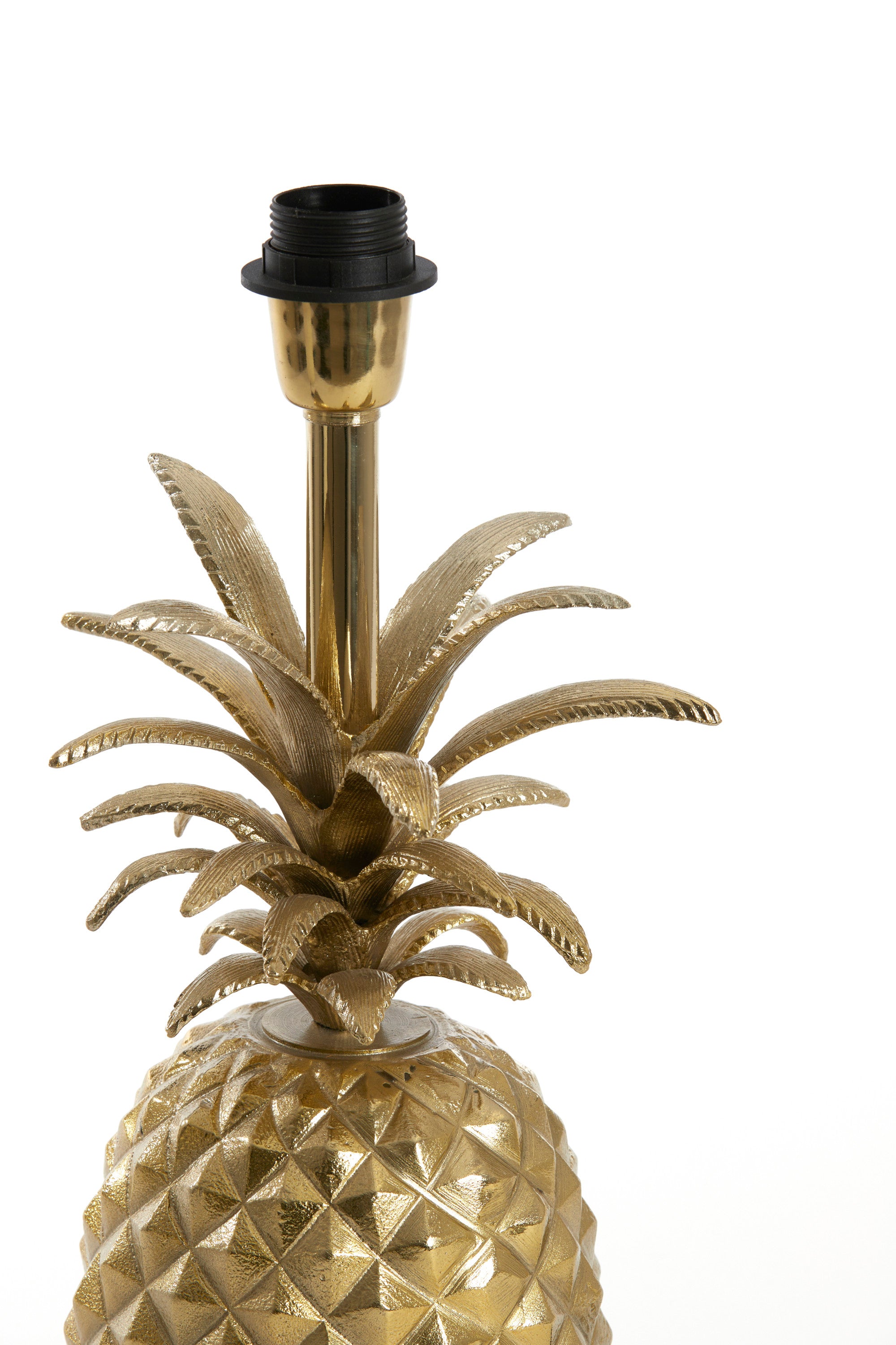 Pineapple Gold Metal Table Lamp Base 42cm