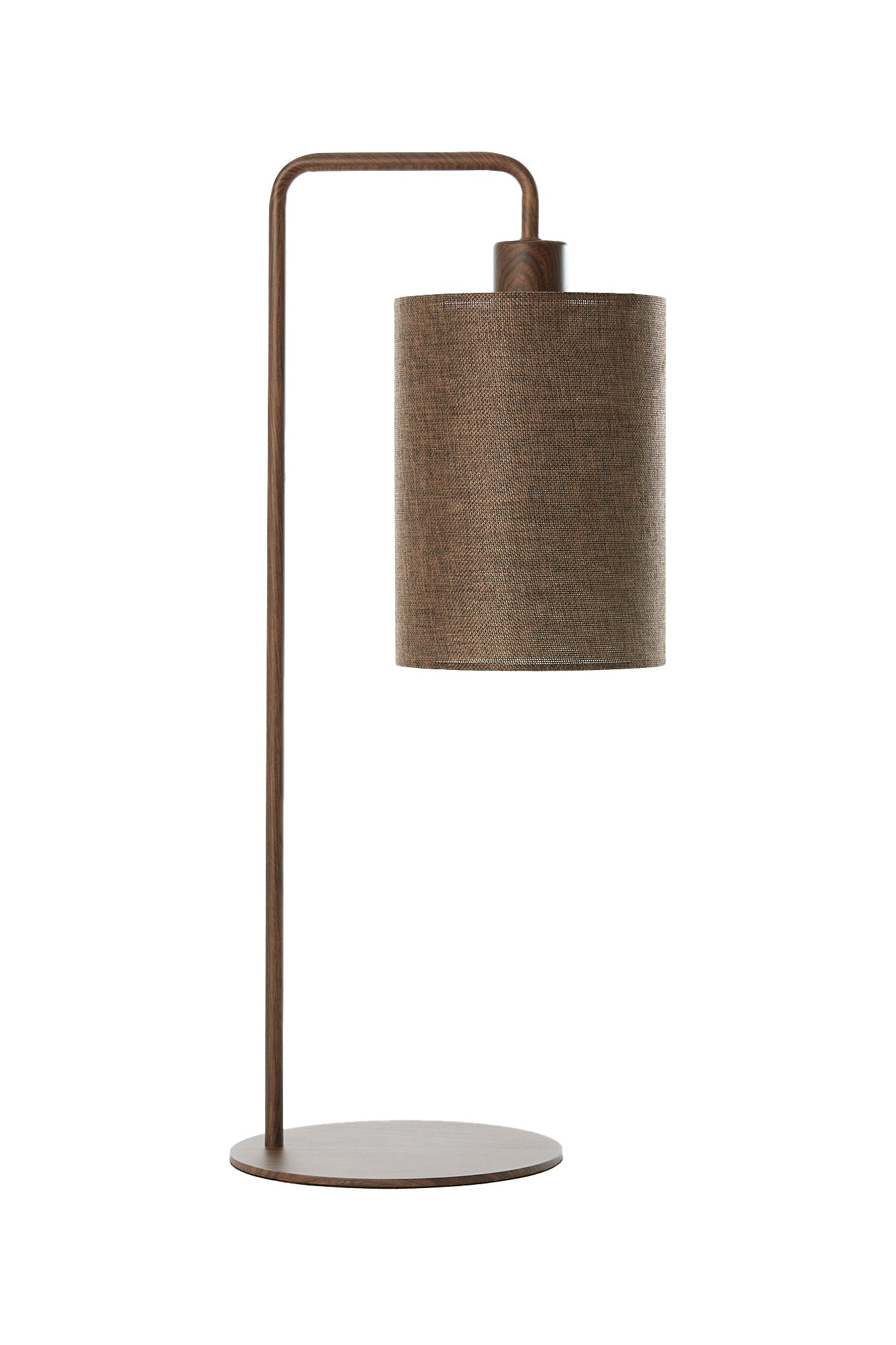 Donio Dark Brown Wood Effect Table Lamp