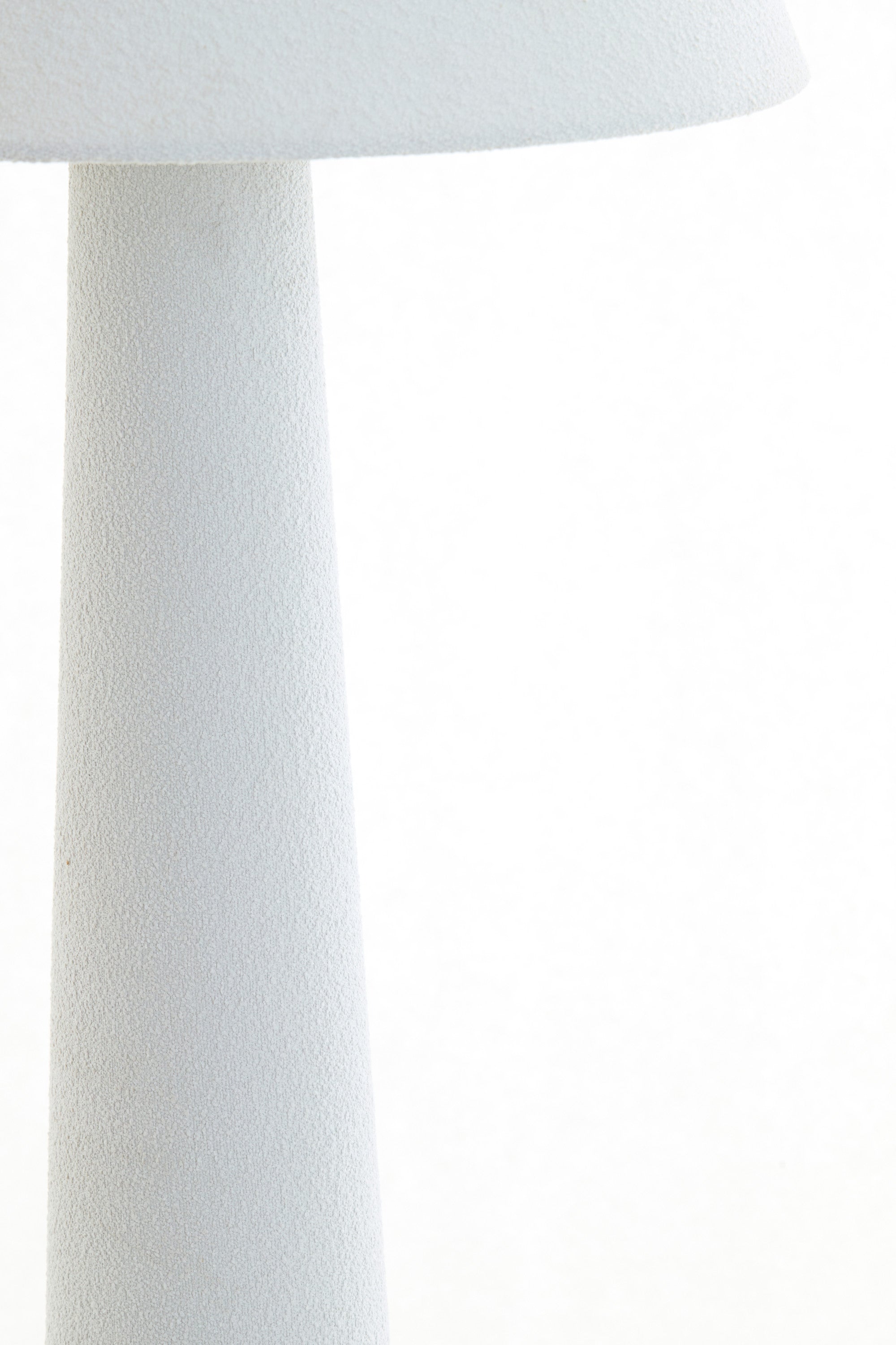 Devia Cream Bouclé Floor Lamp