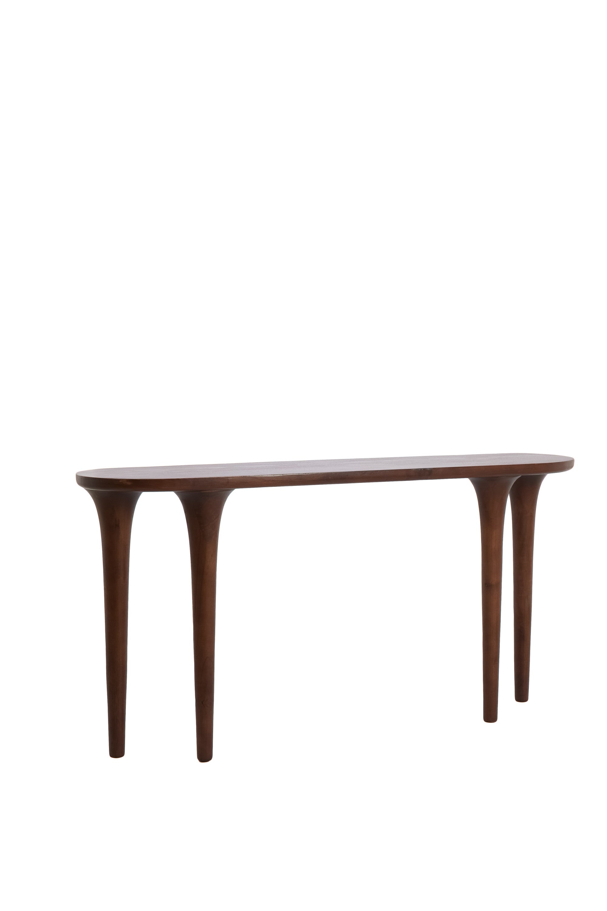 Zali Dark Brown Acacia Wood Console Table