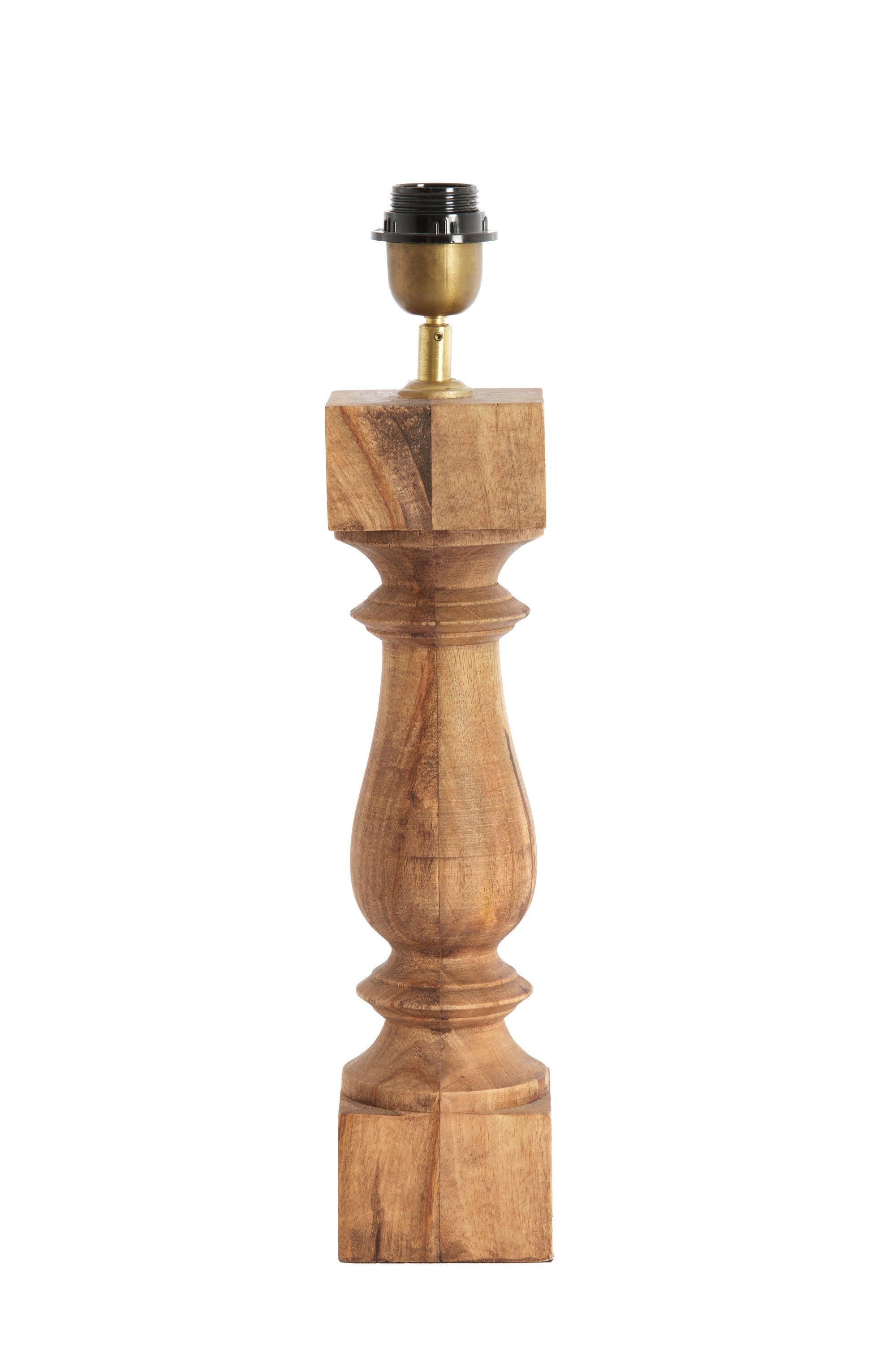 Cumani Weathered Barn Wood Table Lamp Base