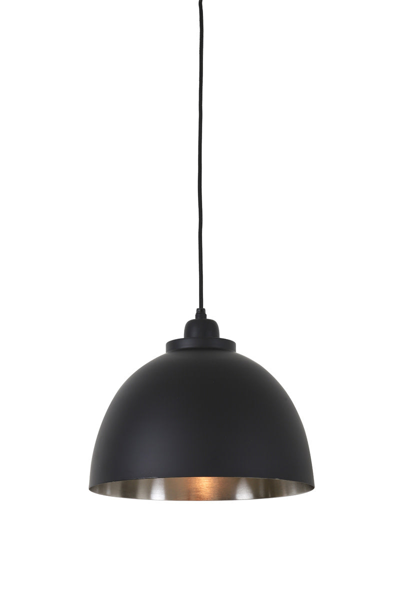 Kylie Black/Matt Nickel Metal Pendant Light