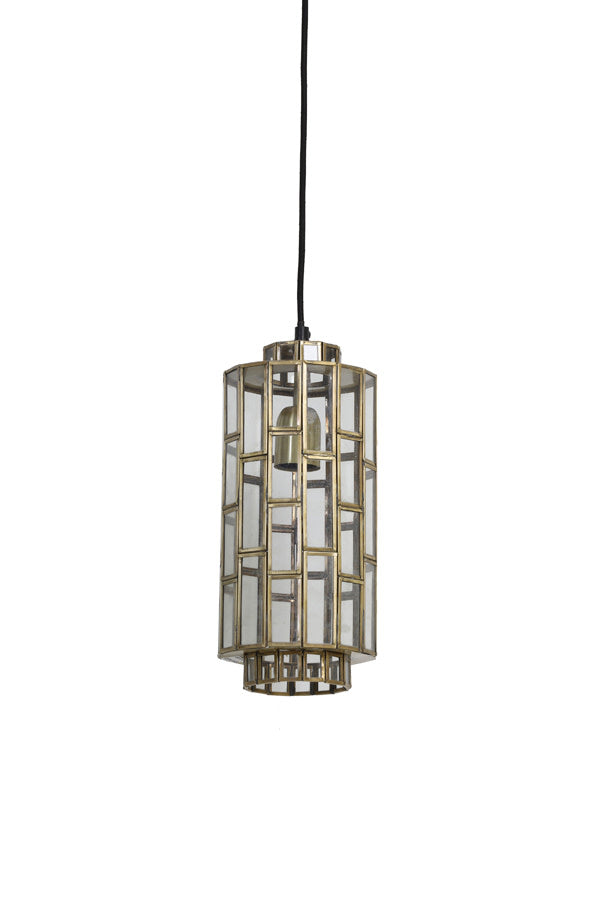 Søstrene Antique Bronze & Glass Pendant Light 15cm