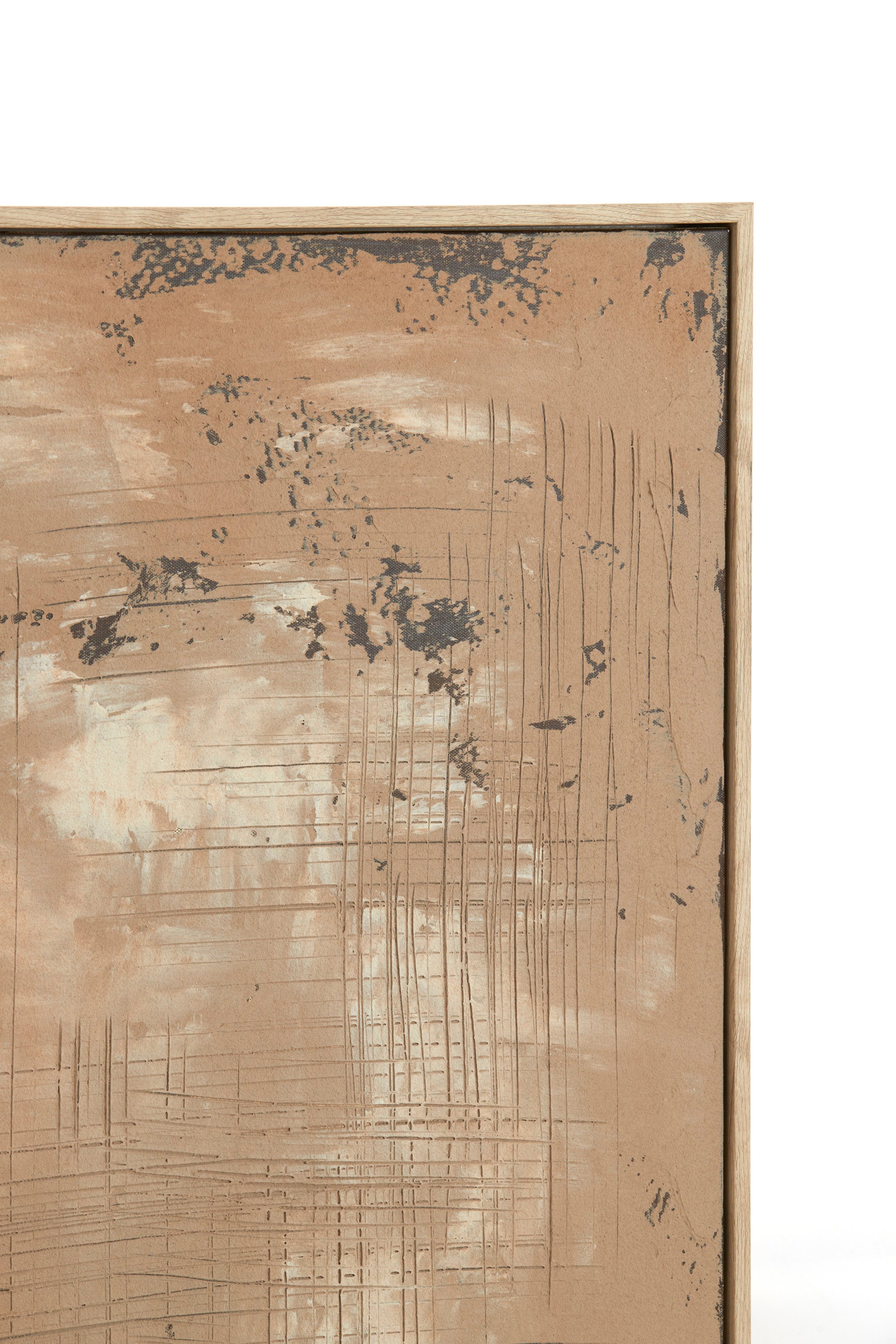 Zirelle Cream/Sand/Brown Abstract Wall Art
