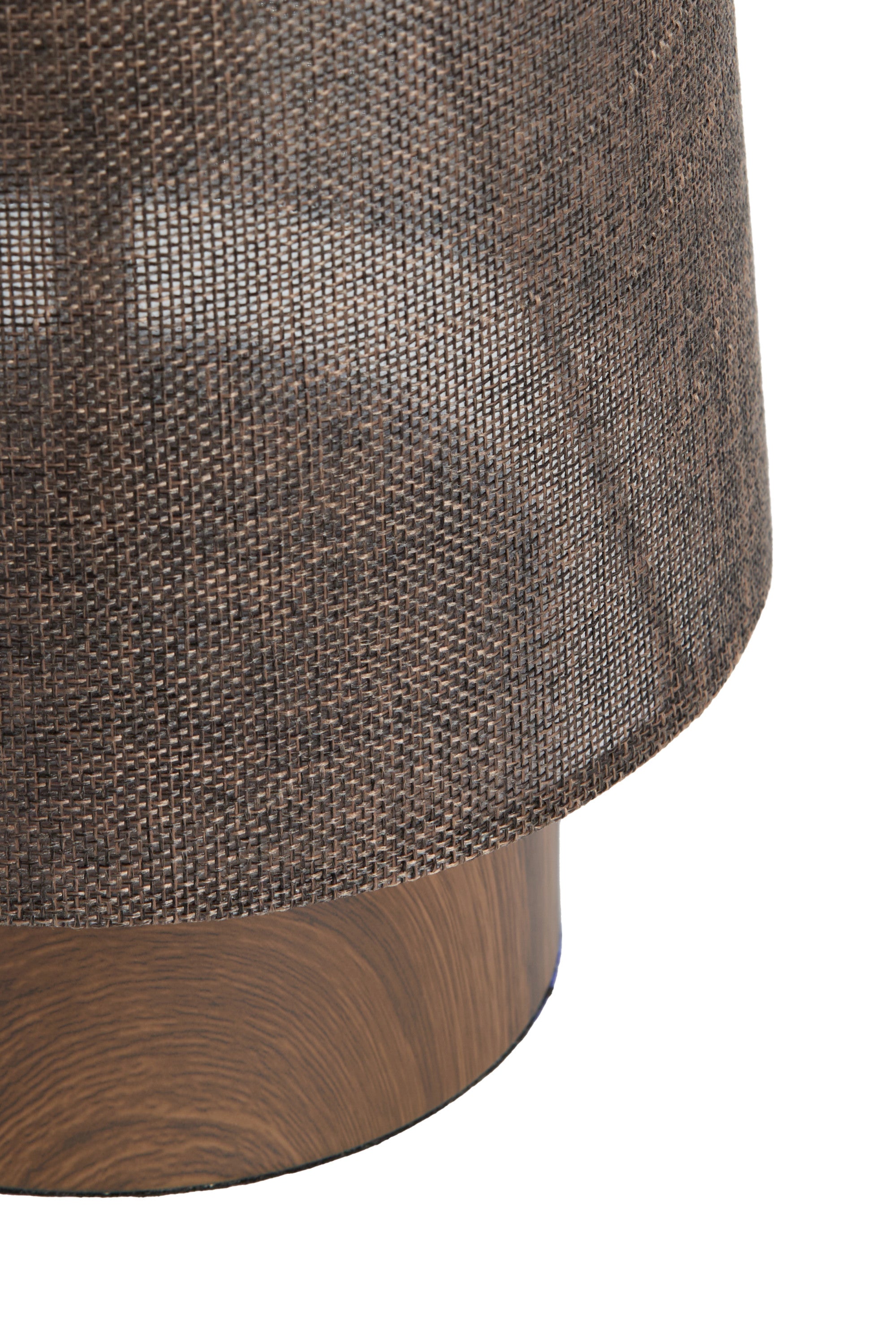 Howie Dark Brown Wood Effect Table Lamp 42cm