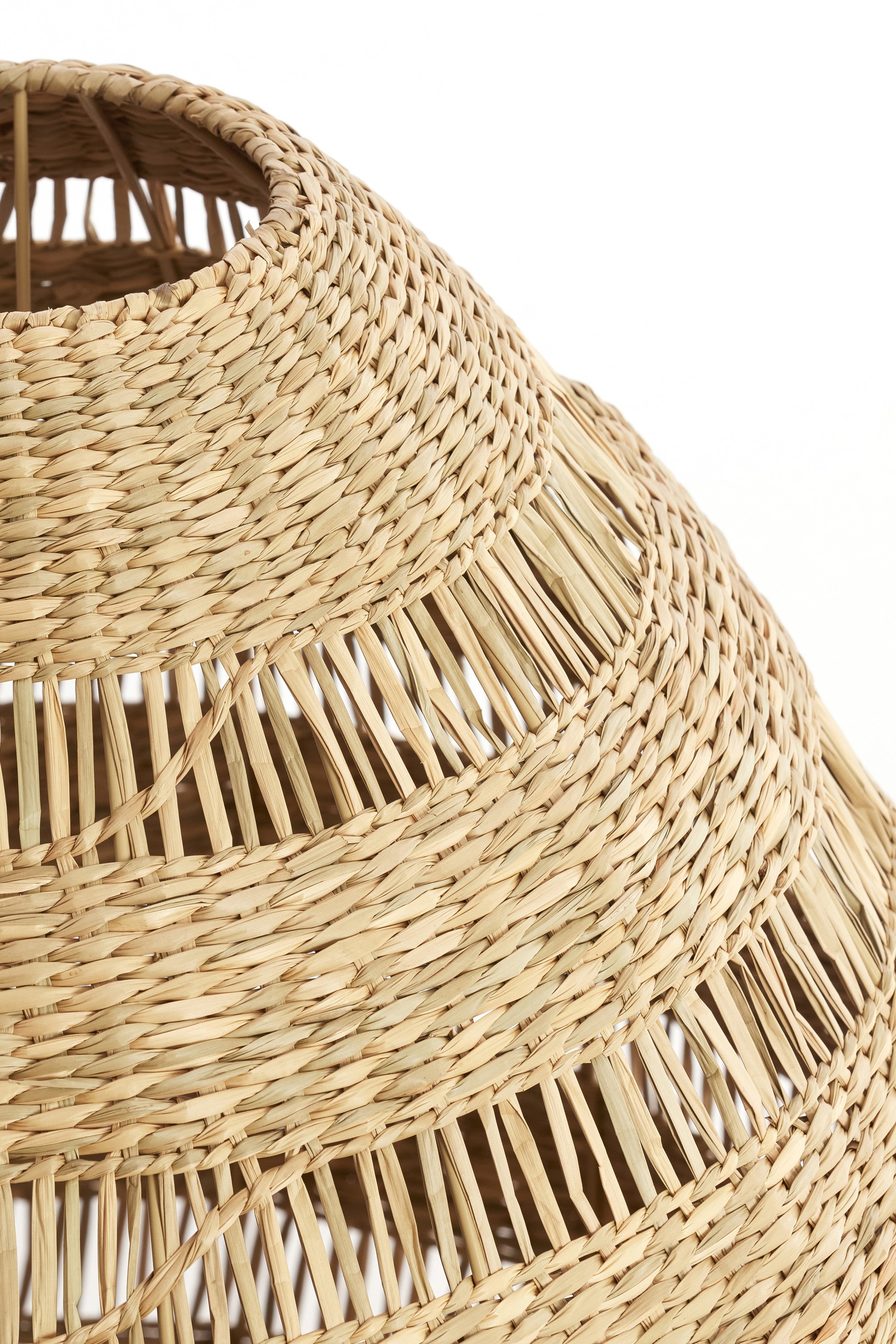 Soluna Natural Seagrass Pendant Light 56cm