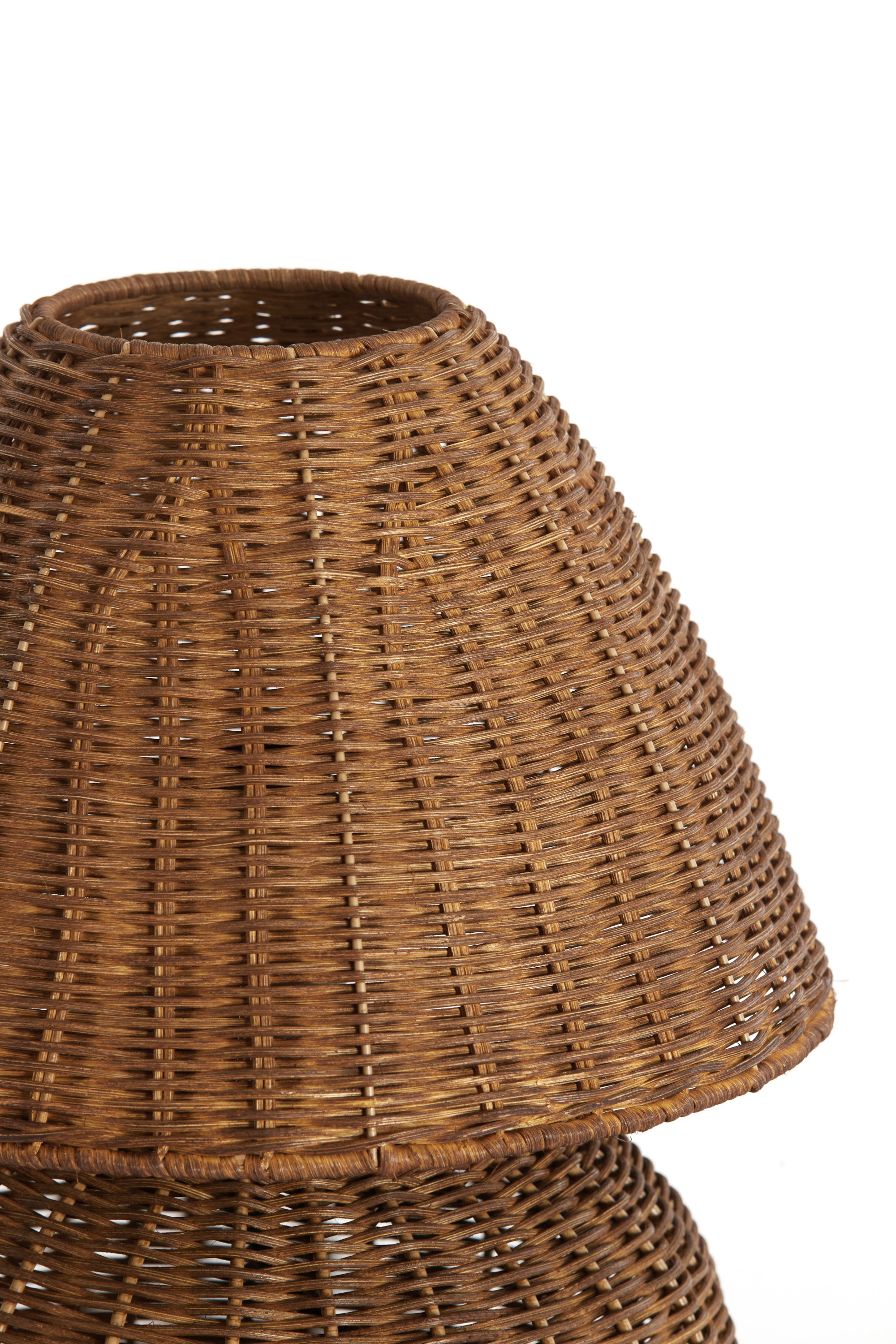Mavon Dark Brown Rattan Table Lamp