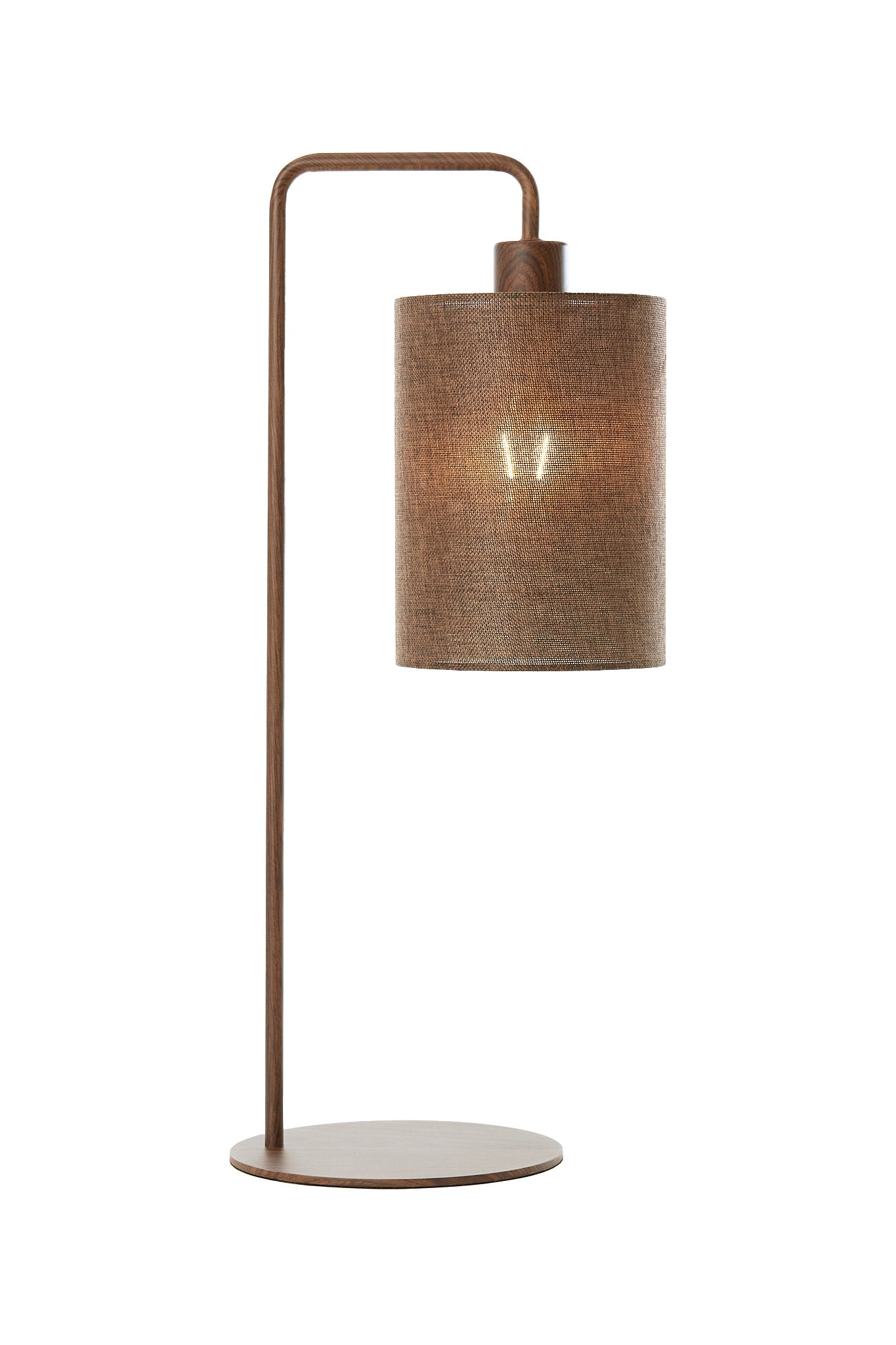 Donio Dark Brown Wood Effect Table Lamp