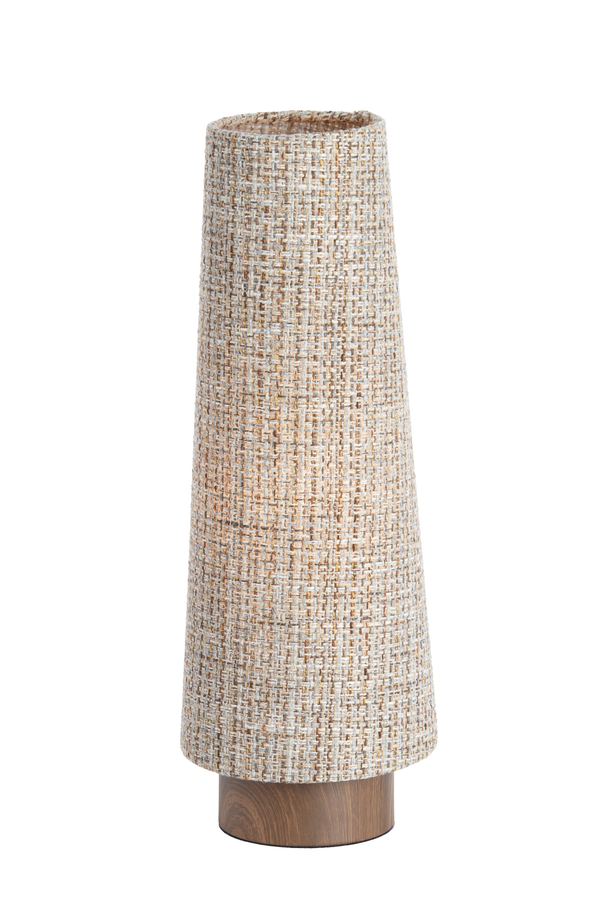 Howie Two Tone Brown Wood Effect Table Lamp 52.5cm