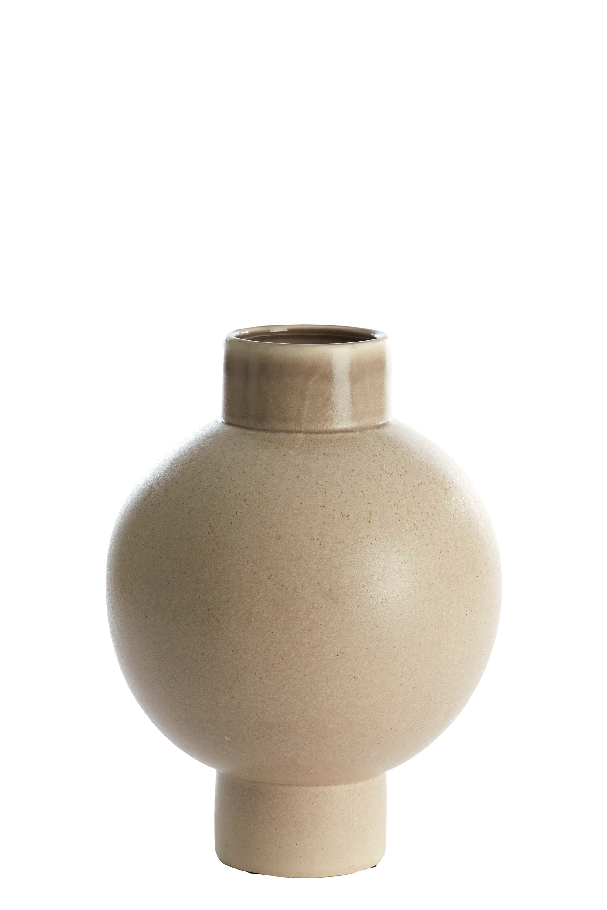 Zelata Sand Ceramic Vase 38cm