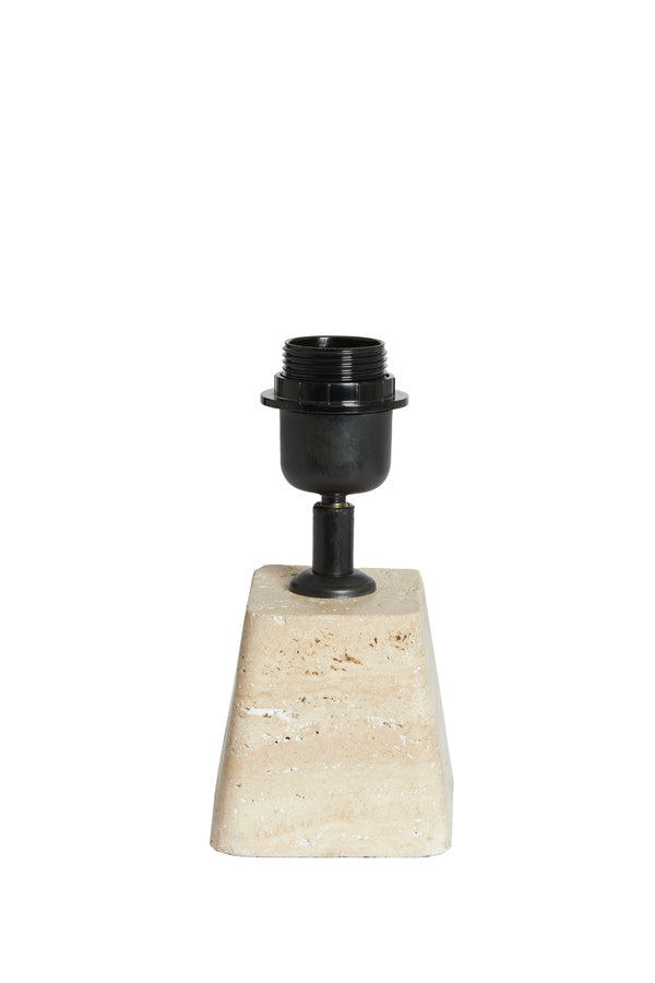 Kardan Sand Travertine Table Lamp Base 19cm