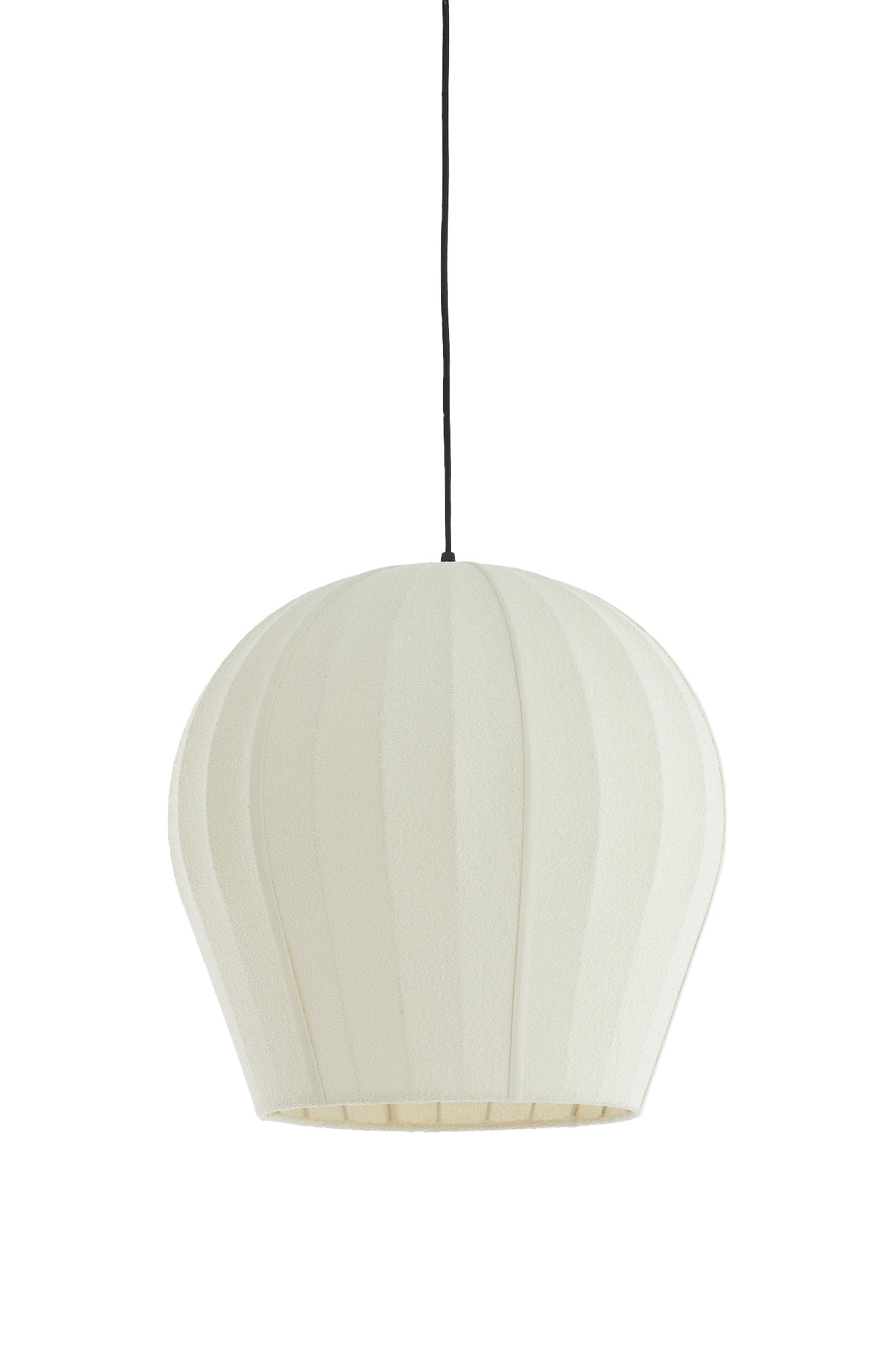 Zagori Cream Bouclé Pendant Light 44cm