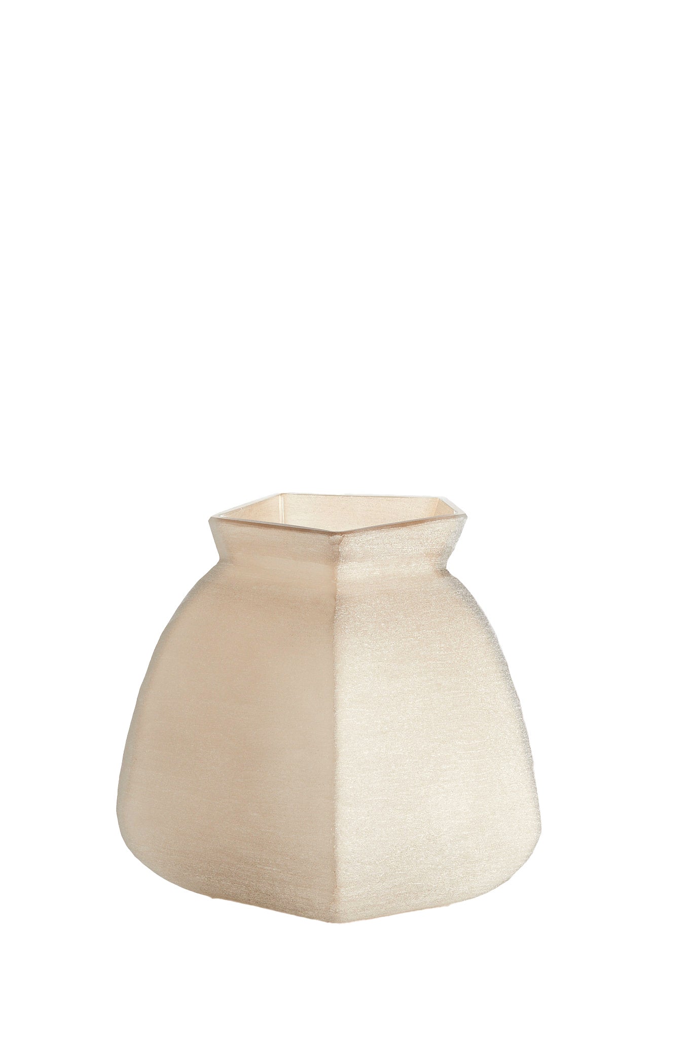 Veliko Light Brown Glass Vase 27cm