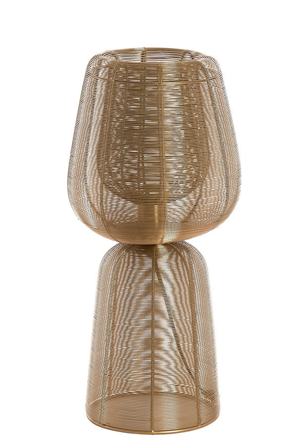 Aboso Light Gold Metal Table Lamp 54cm