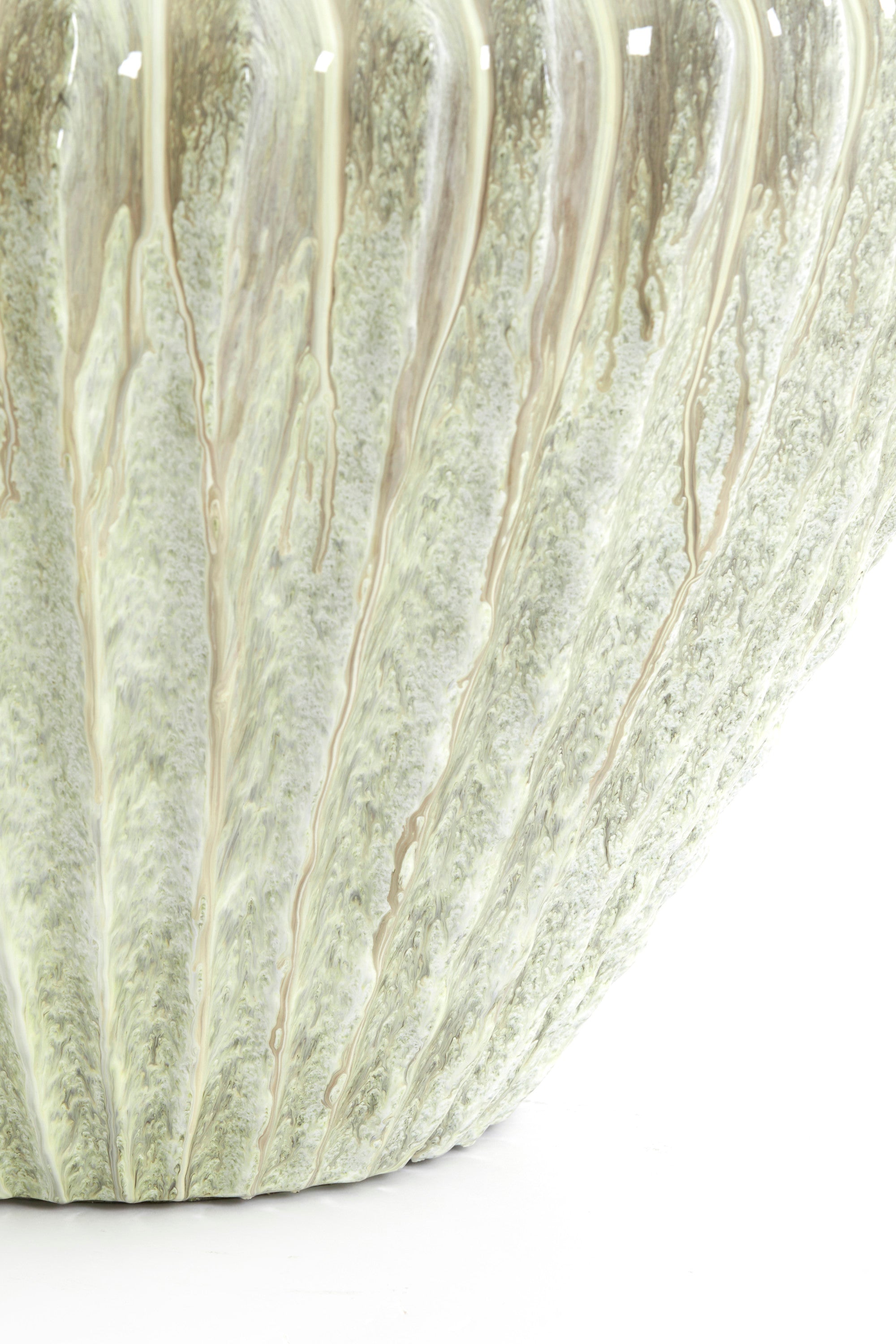 Cacti Gloss Mint Green Decorative Planter 45cm