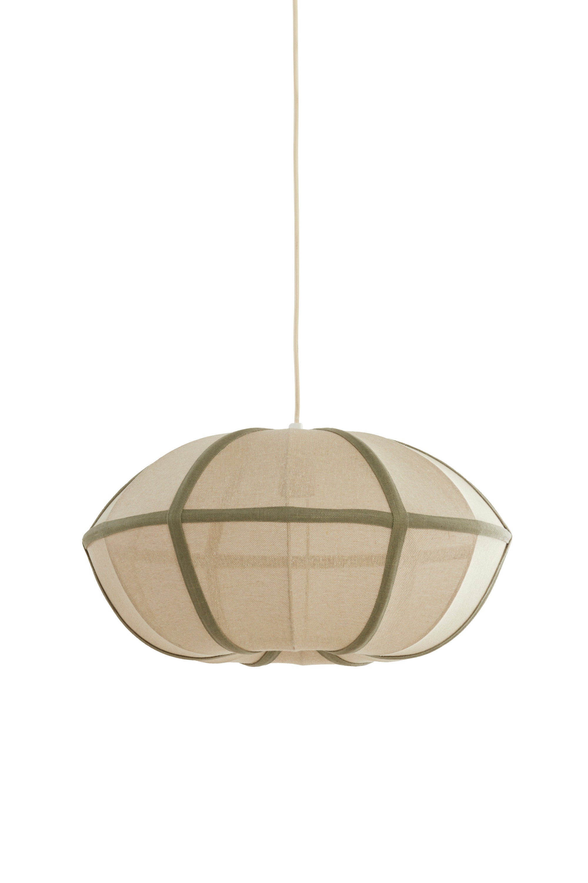 Mirelys Natural & Olive Green Pendant Light 49cm
