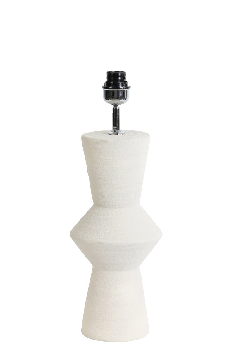 Ayla Cream Ceramic Table Lamp Base 51cm