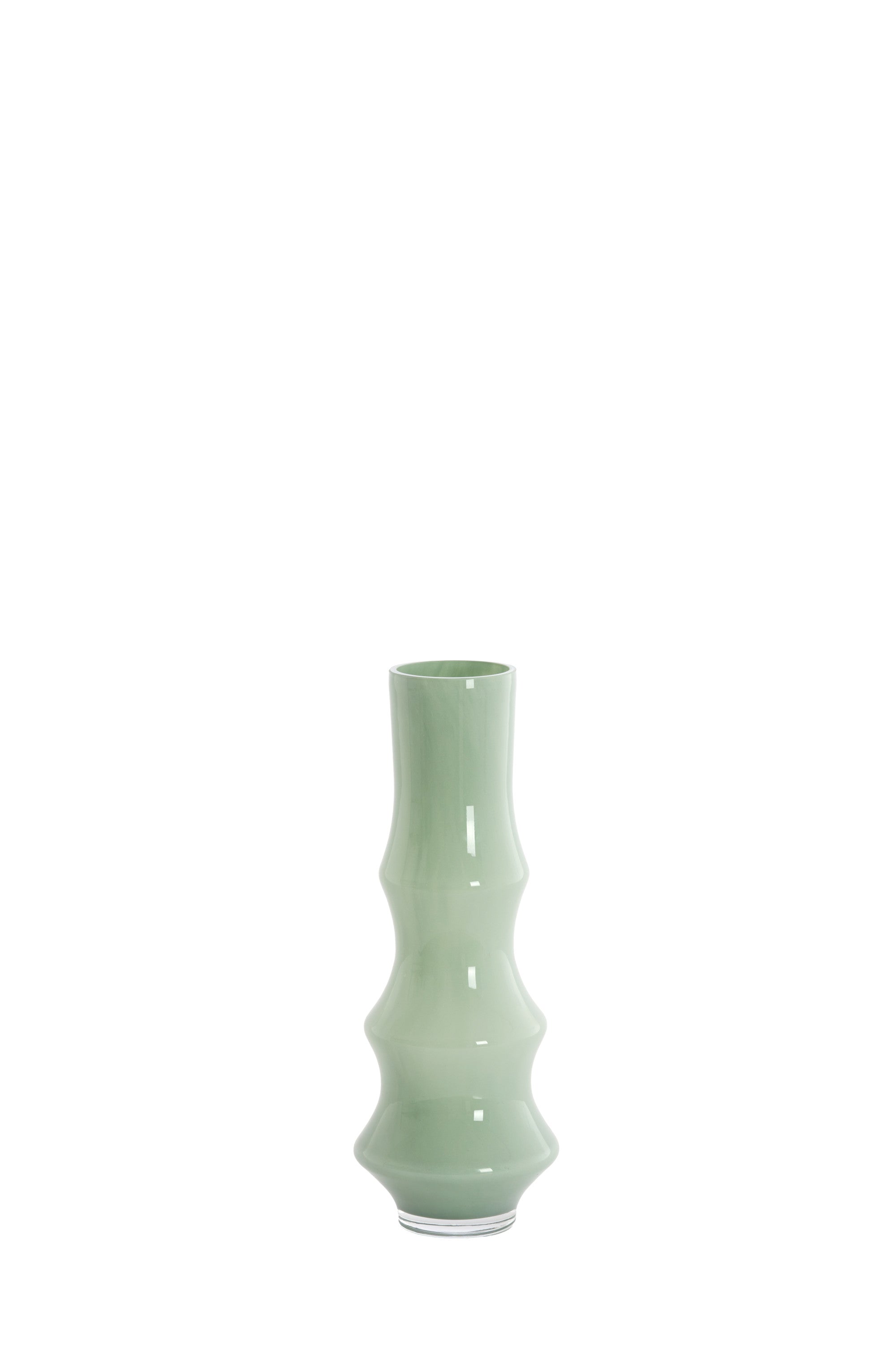 Fiorenza Mint Glass Vase 40cm