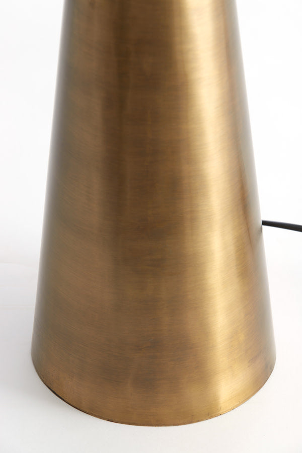 Yelos Antique Bronze Metal Table Lamp Base 35cm