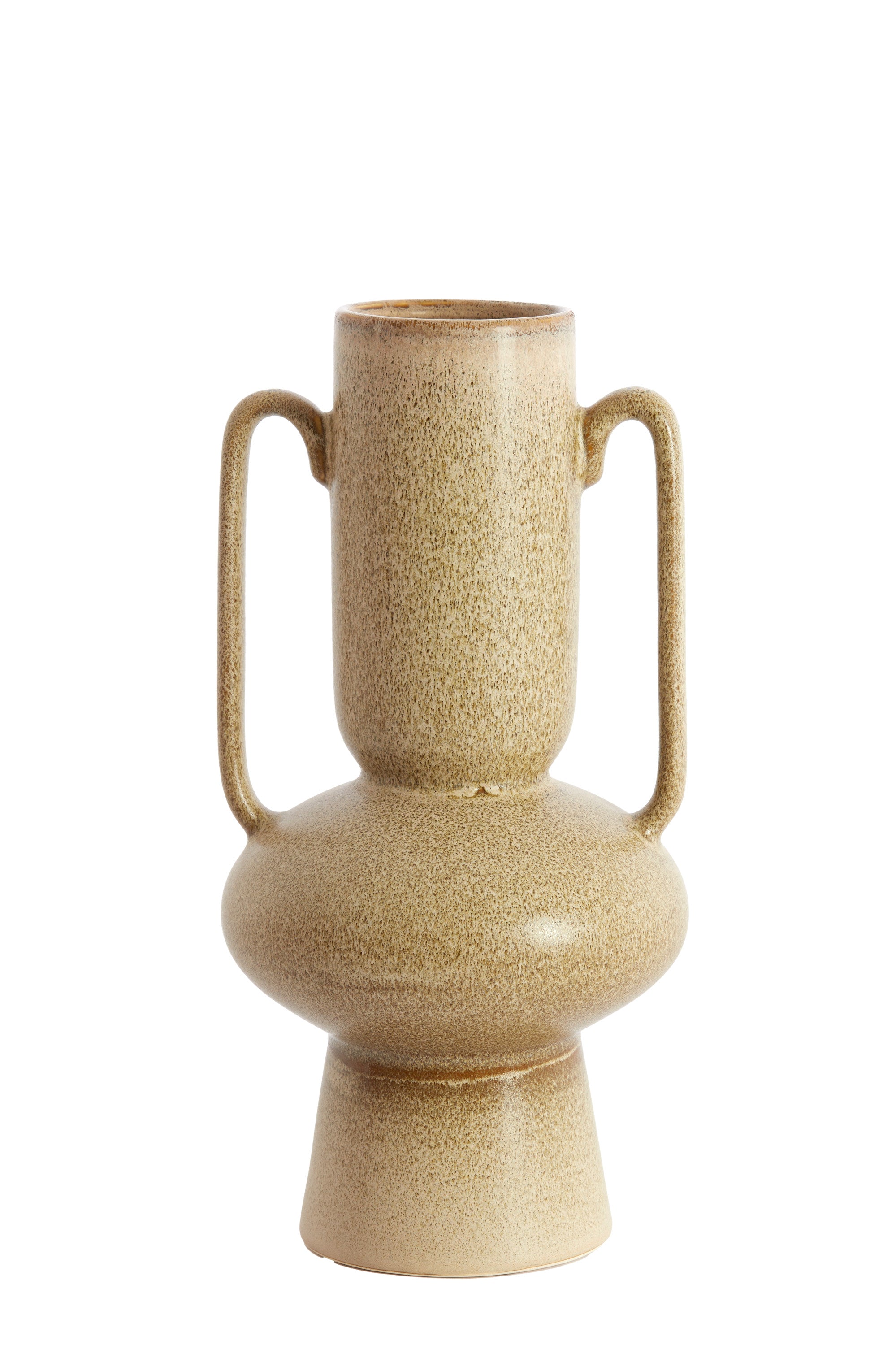 Otaru Olive Green Ceramic Vase