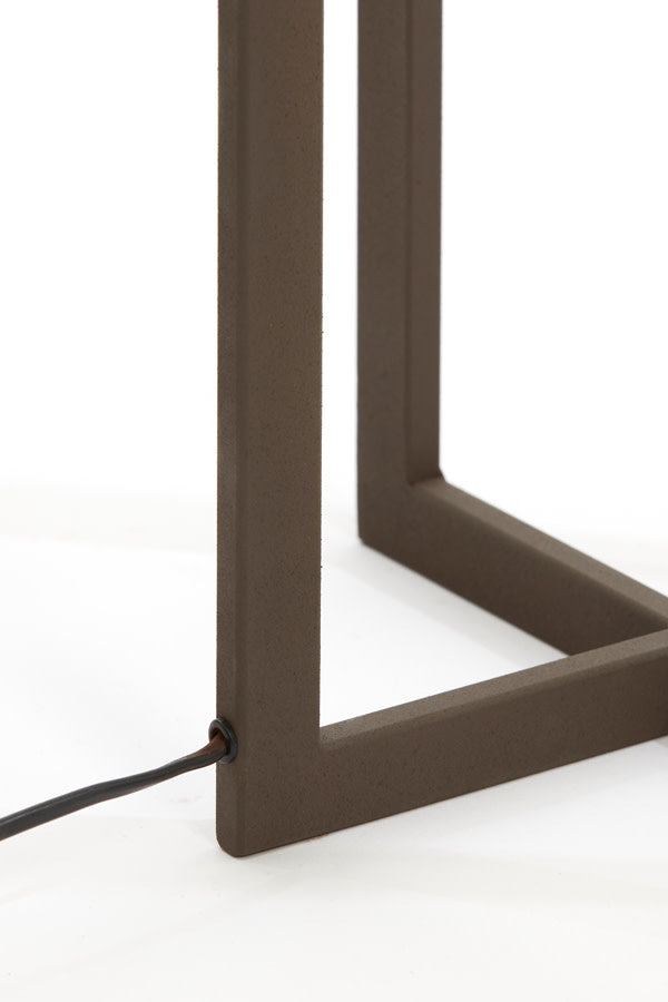 Mace Brown Metal Floor Lamp Base
