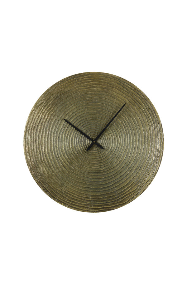 Cervino Antique Bronze Metal Wall Clock