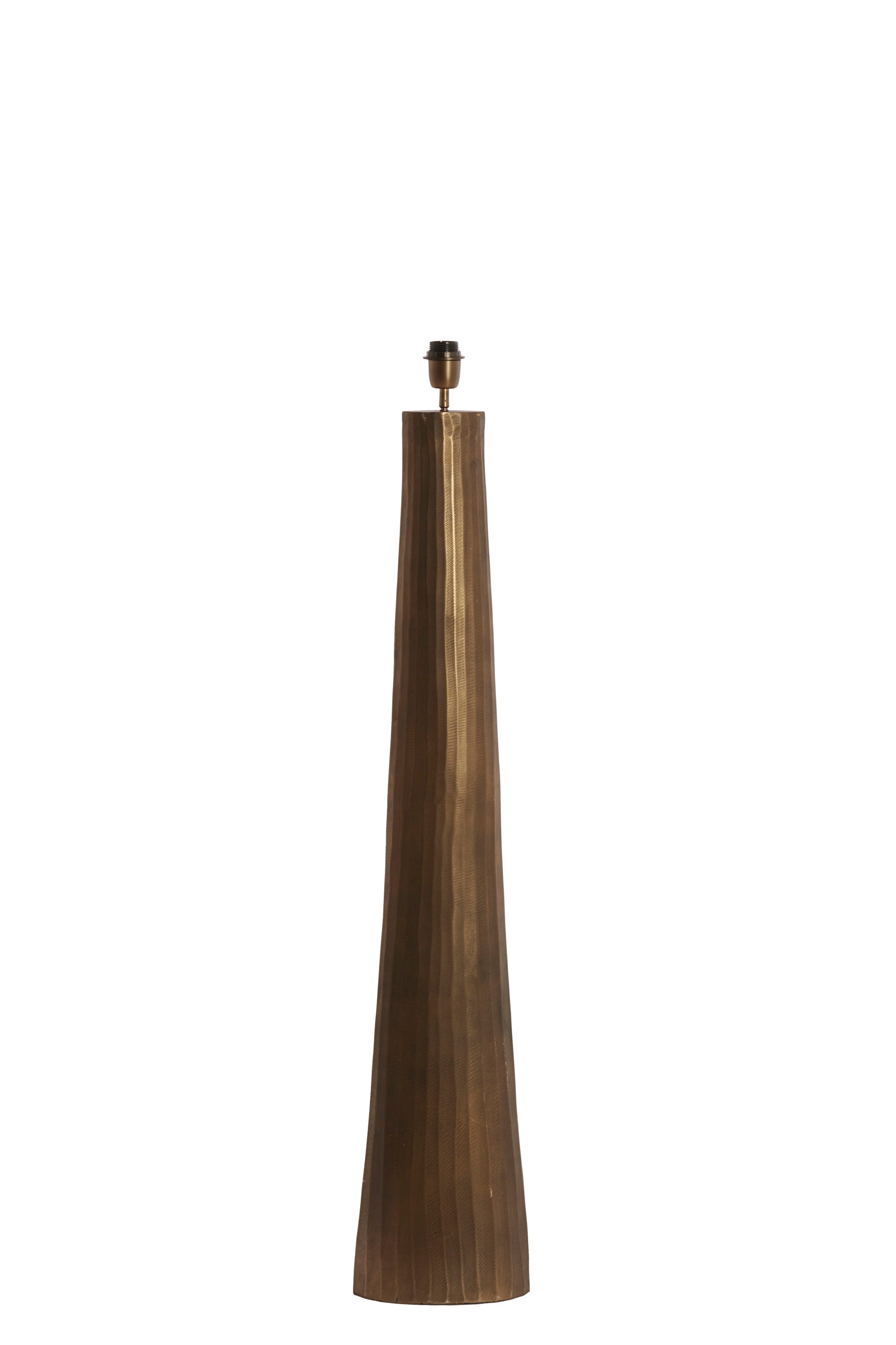 Mijas Brown Bronze Metal Floor Lamp Base 119cm