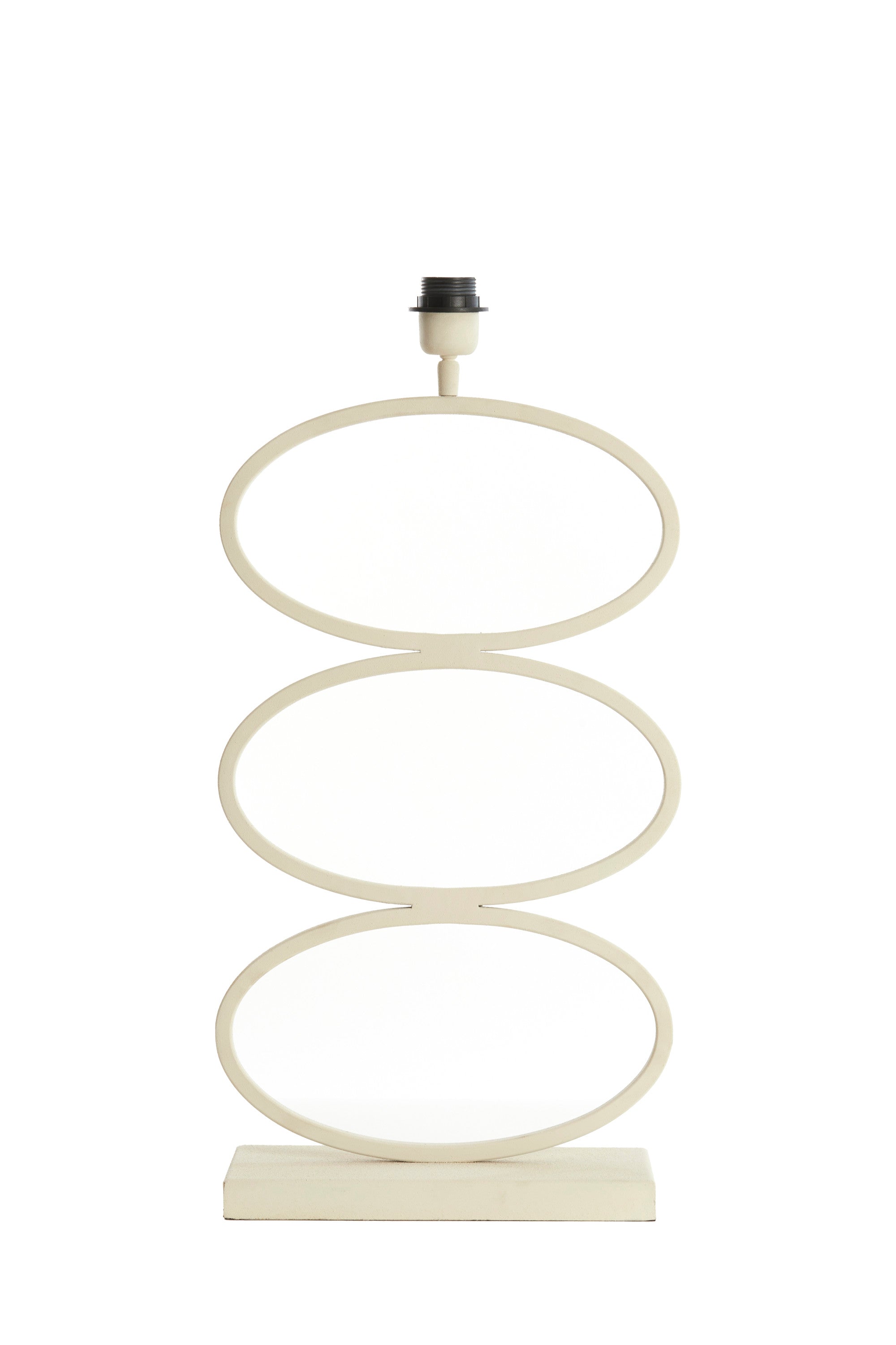 Stelius Cream Metal Table Lamp Base 59cm