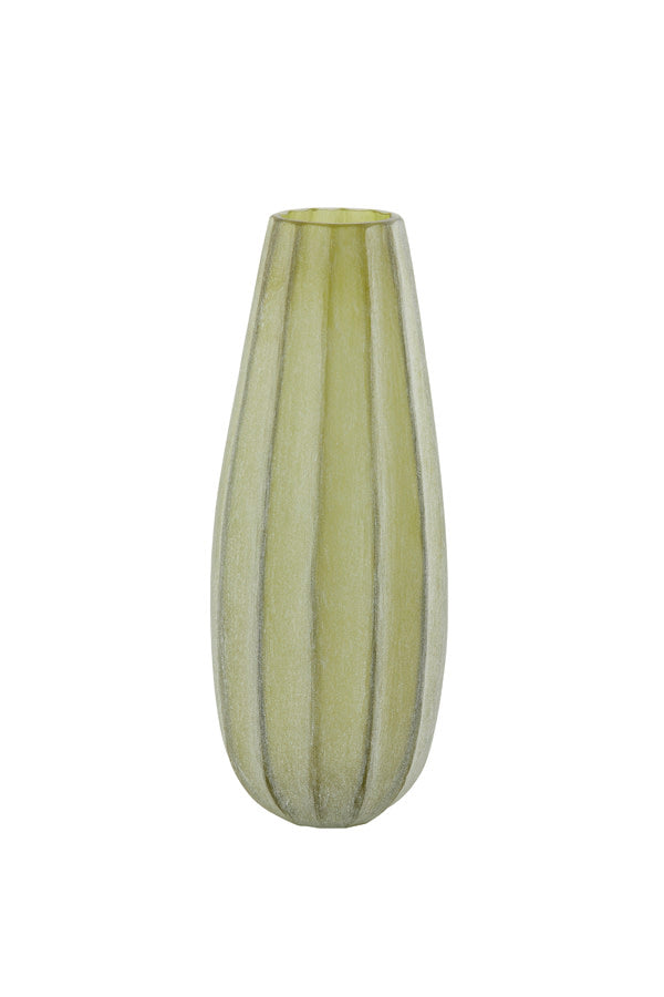 Bradley Olive Green Glass Vase 44.5cm