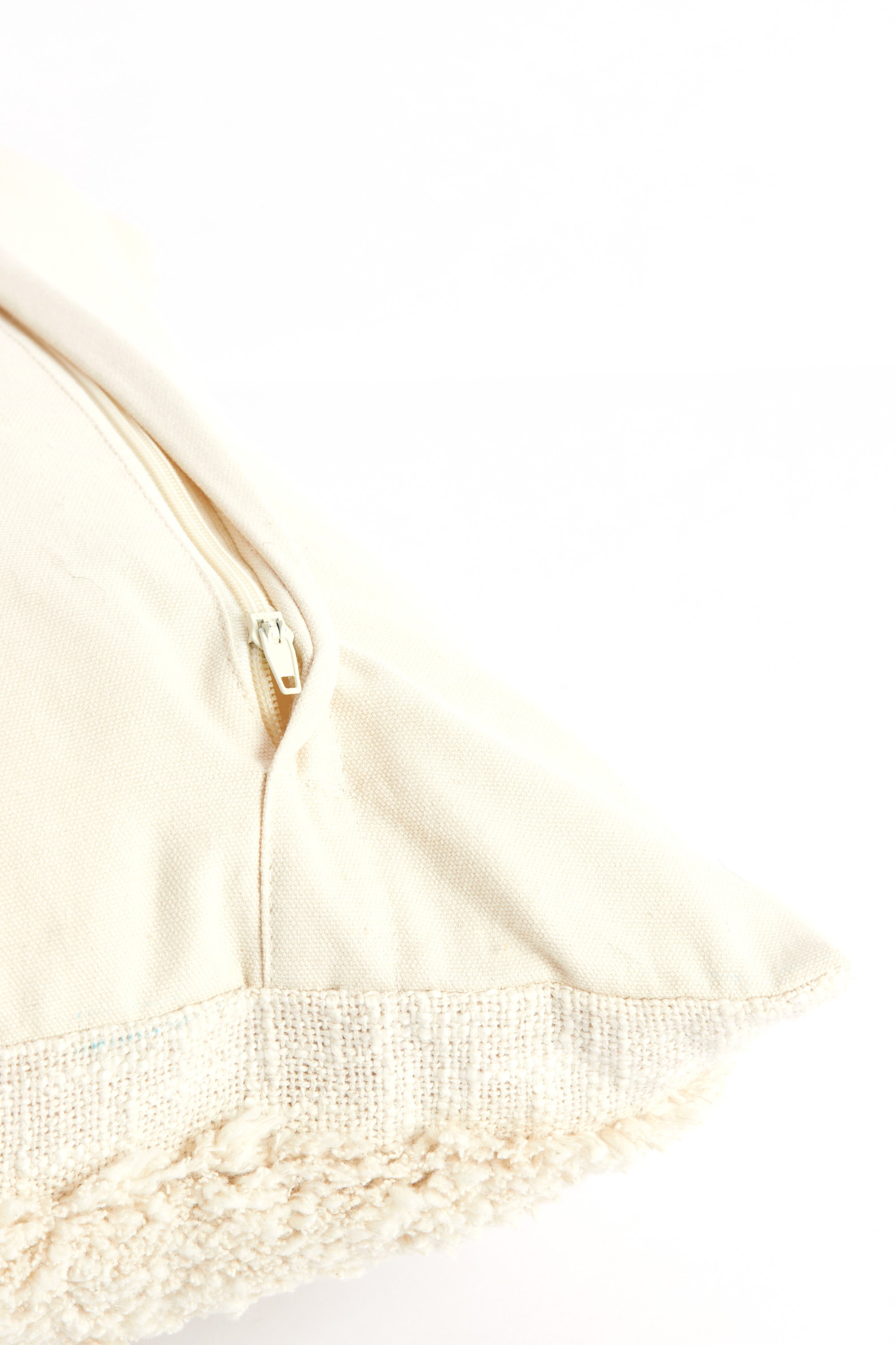 Javea Cream Textured Rectangular Cushion 60x30cm